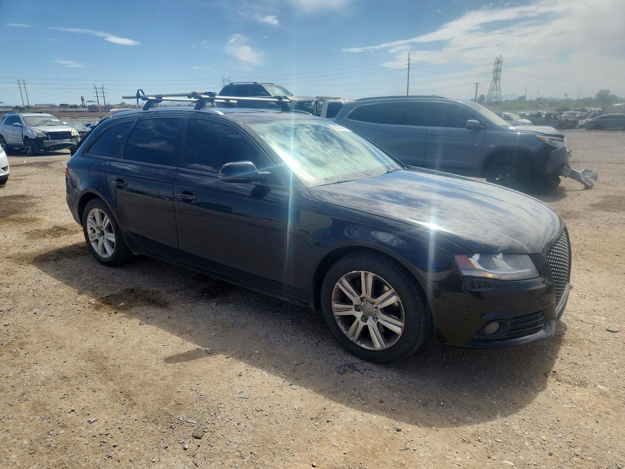 2011 Audi A4 Premium Black vin: WAUSFAFL6BA166404