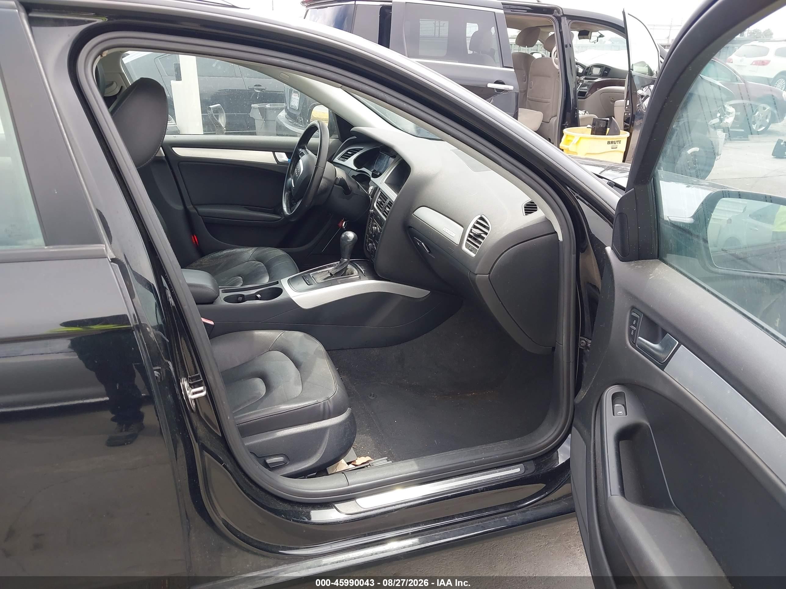 2011 Audi A4 2.0t Premium Black vin: WAUSFAFL7BA073147