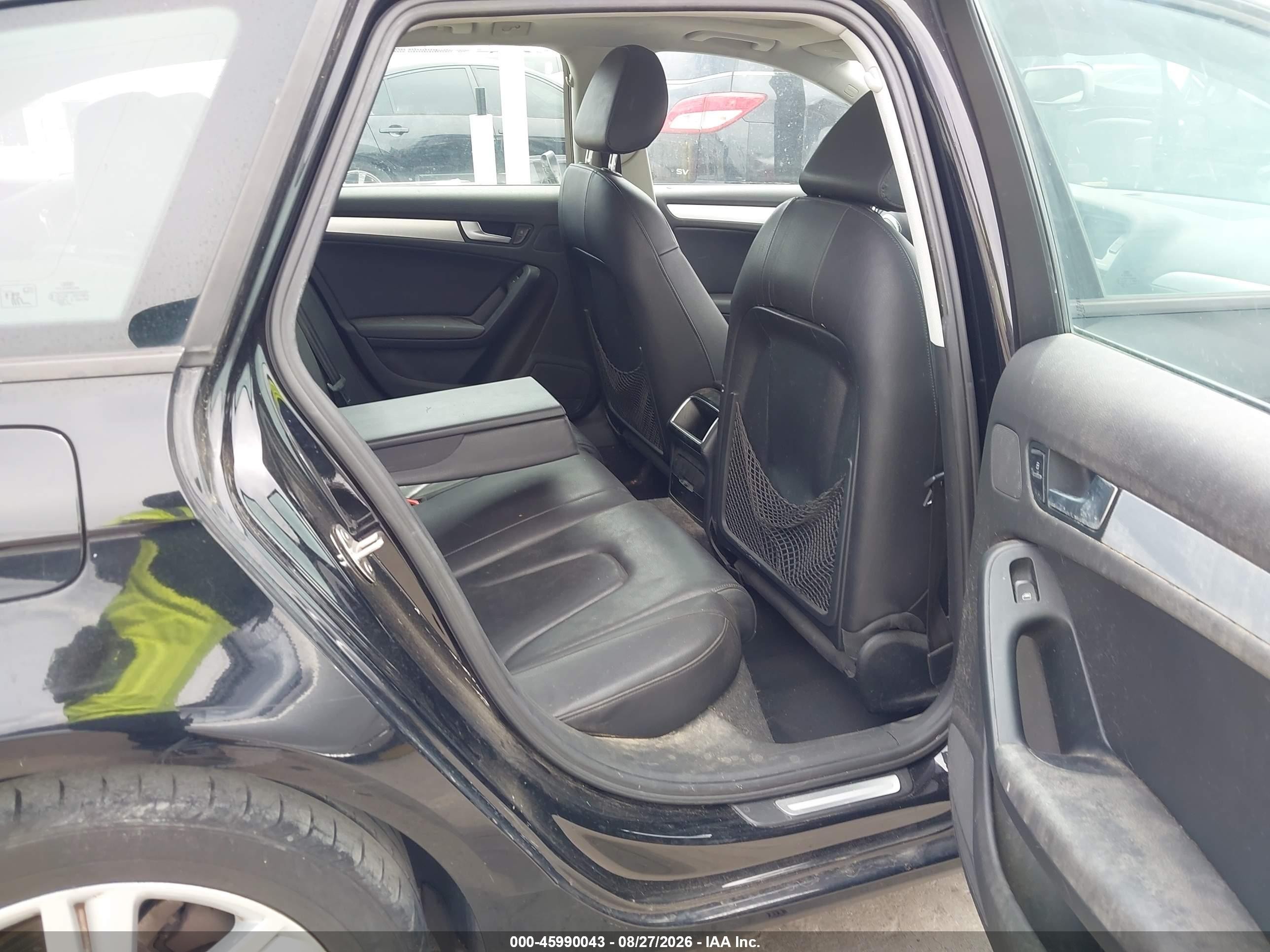 2011 Audi A4 2.0t Premium Black vin: WAUSFAFL7BA073147