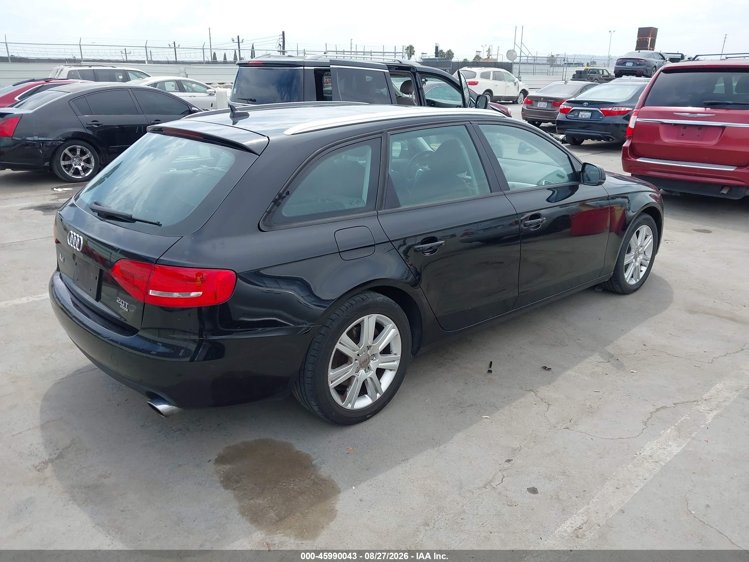 2011 Audi A4 2.0t Premium Black vin: WAUSFAFL7BA073147