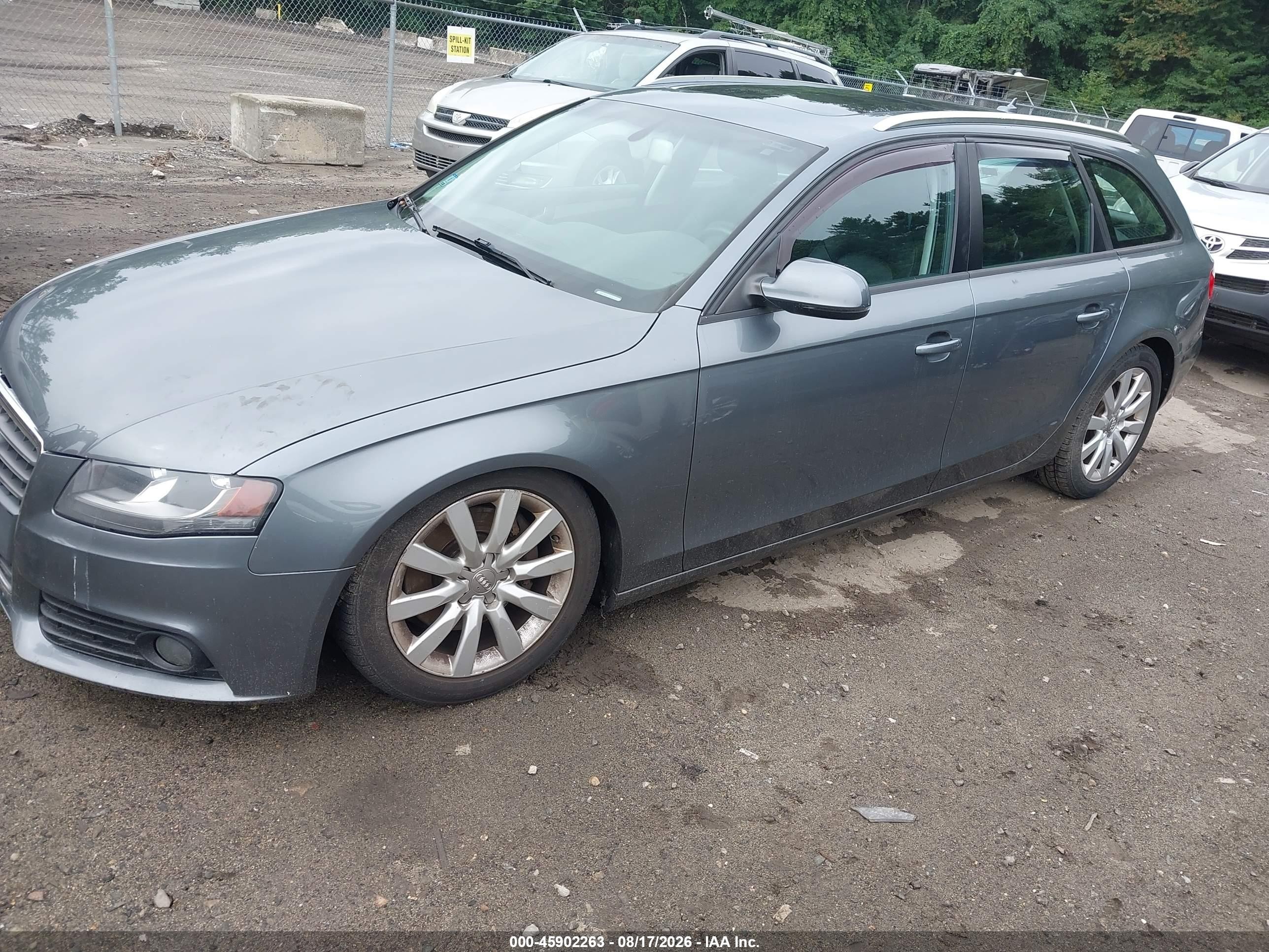2012 Audi A4 2.0t Premium Gray vin: WAUSFAFL7CA047200