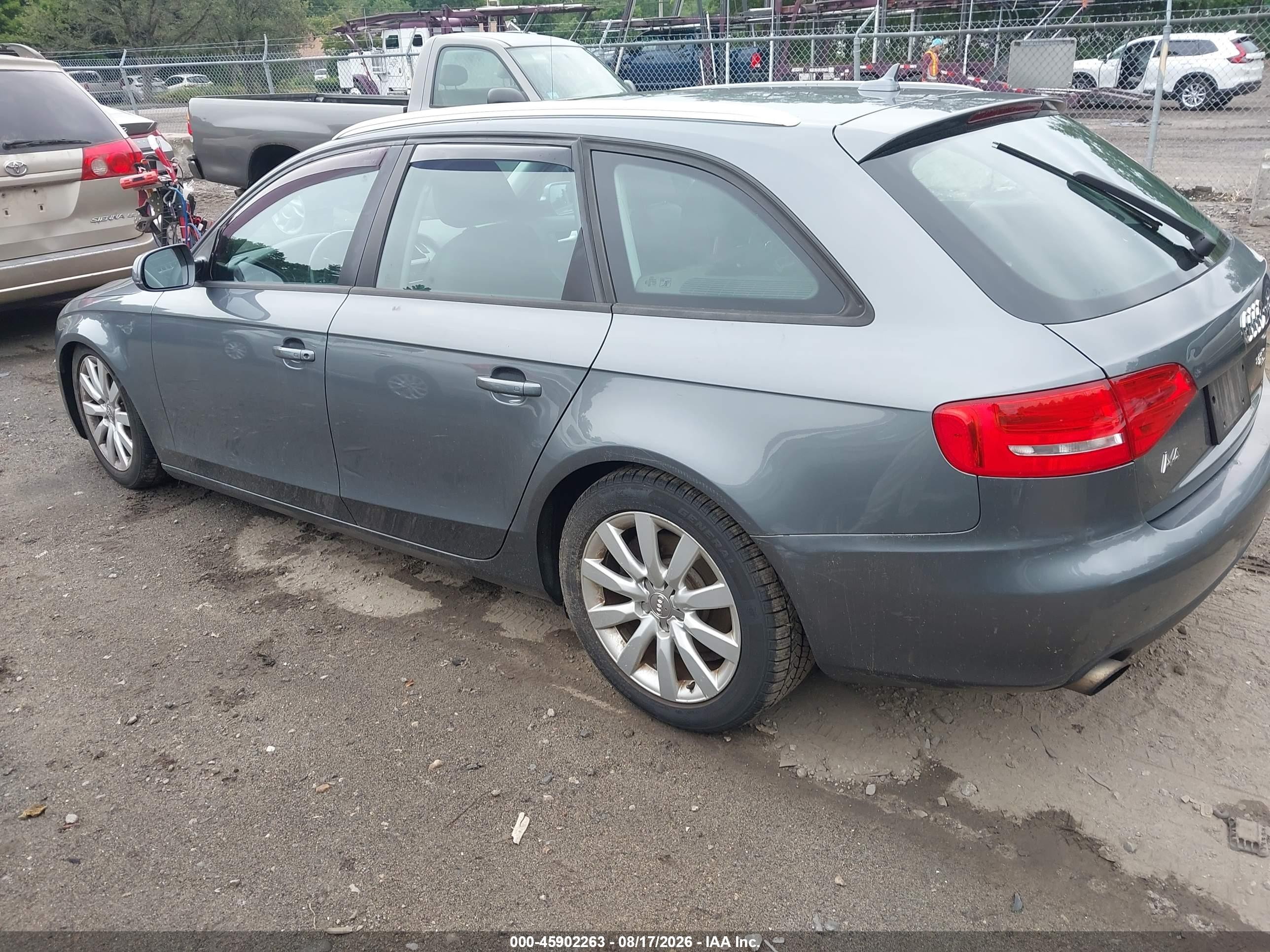 2012 Audi A4 2.0t Premium Gray vin: WAUSFAFL7CA047200