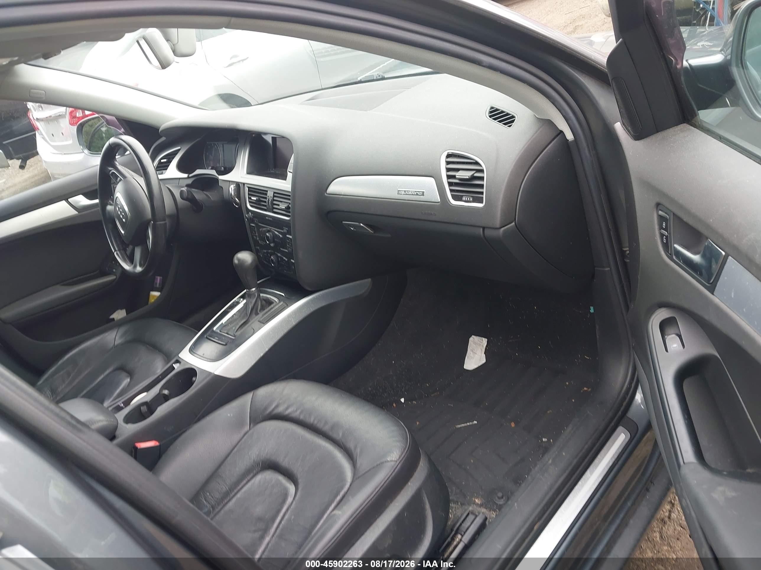 2012 Audi A4 2.0t Premium Gray vin: WAUSFAFL7CA047200