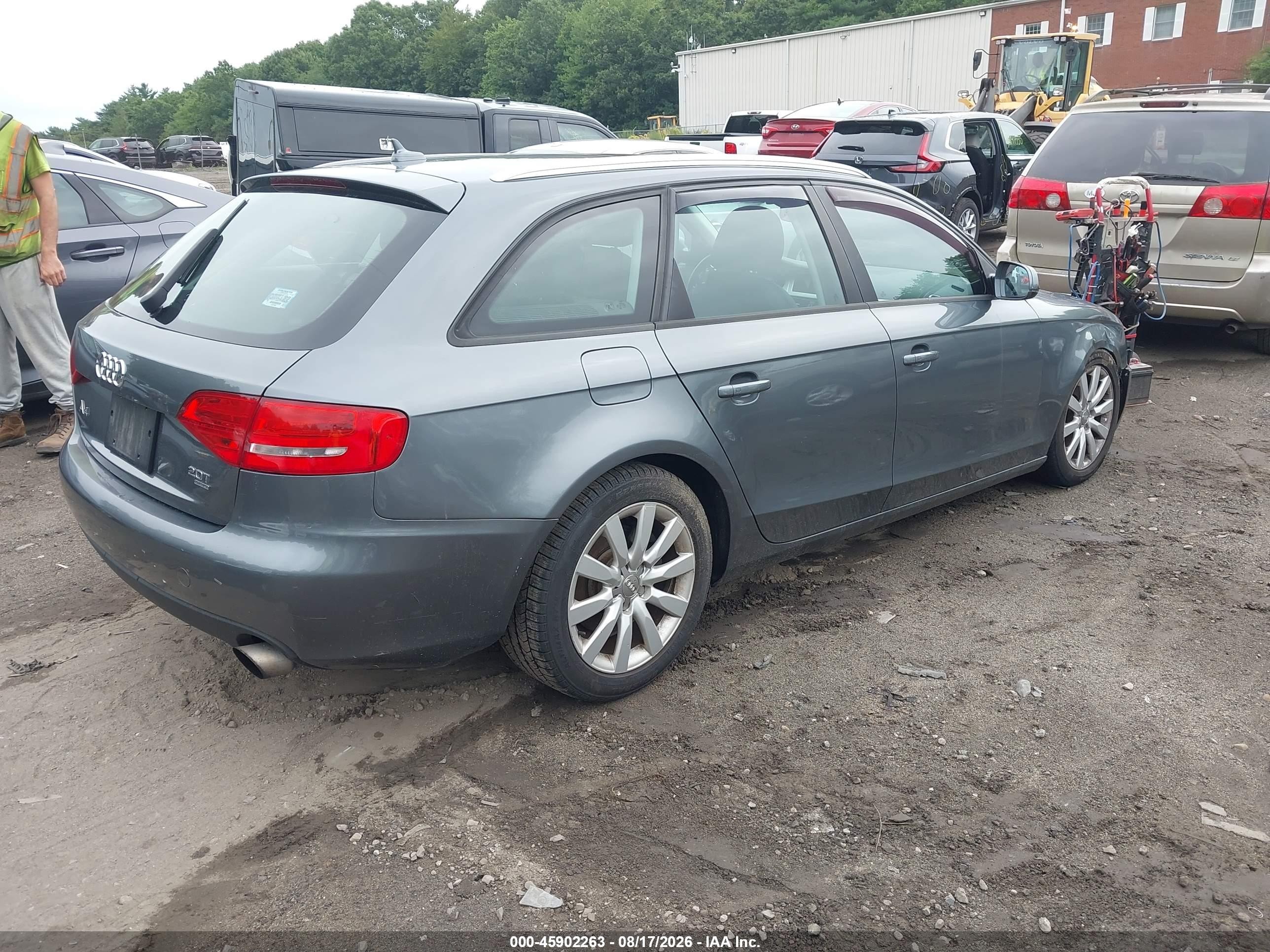 2012 Audi A4 2.0t Premium Gray vin: WAUSFAFL7CA047200