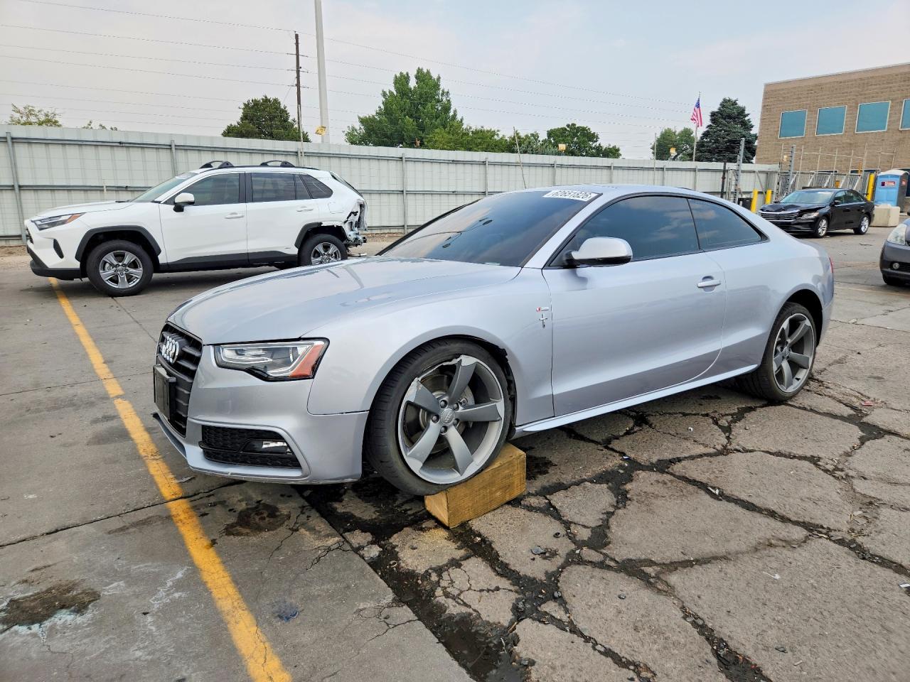 2015 Audi A5 Premium Plus Silver vin: WAUSFAFR1FA039277