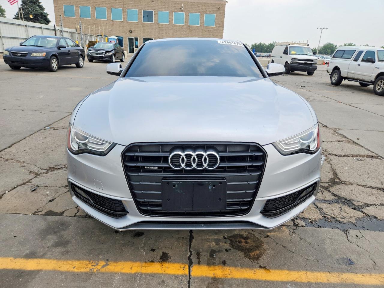 2015 Audi A5 Premium Plus Silver vin: WAUSFAFR1FA039277