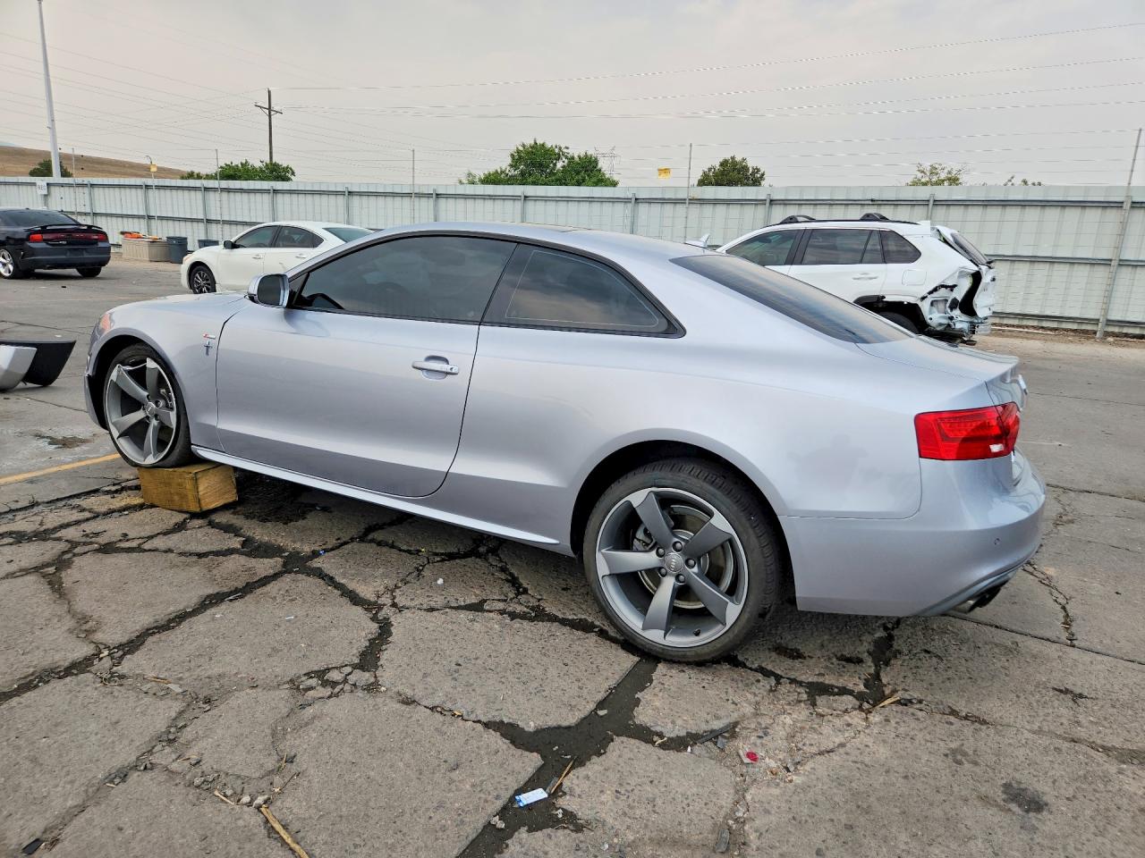 2015 Audi A5 Premium Plus Silver vin: WAUSFAFR1FA039277