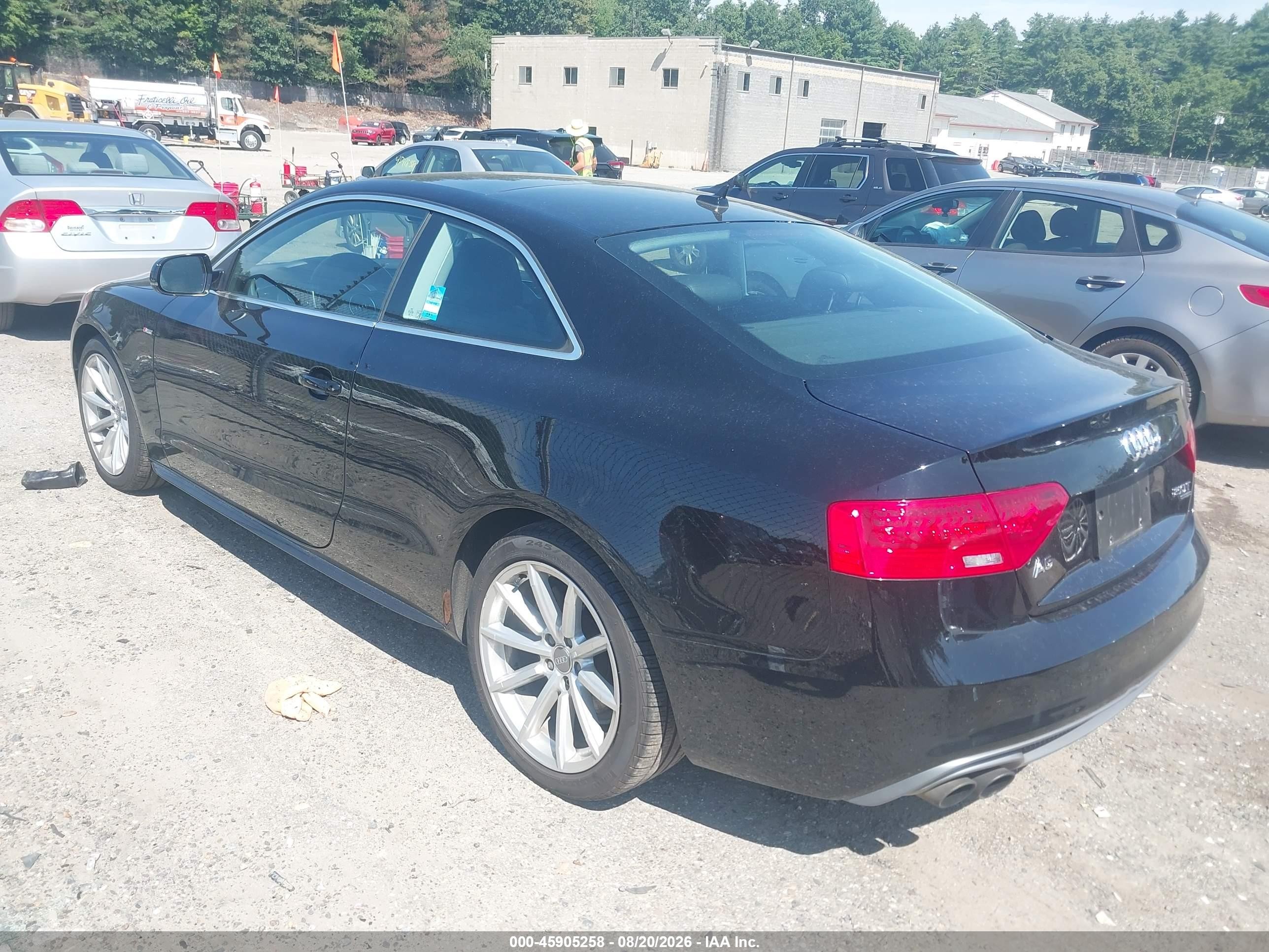 2015 Audi A5 2.0t Premium Black vin: WAUSFAFR9FA026955