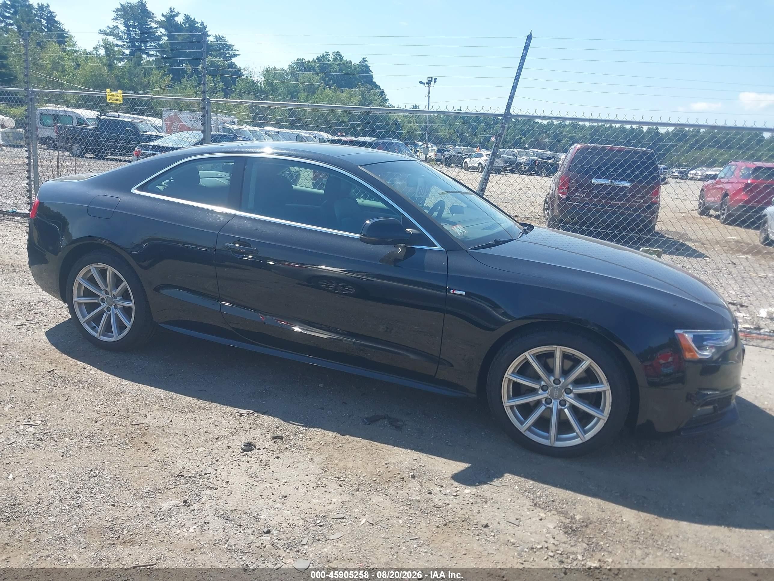 2015 Audi A5 2.0t Premium Black vin: WAUSFAFR9FA026955