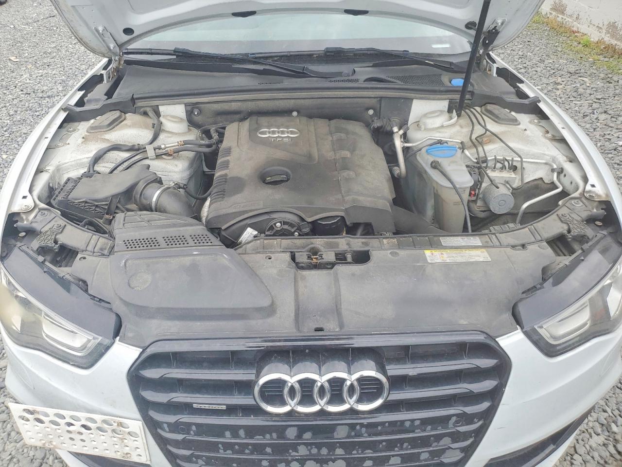 2015 Audi A5 Premium Plus White vin: WAUSFAFR9FA049703