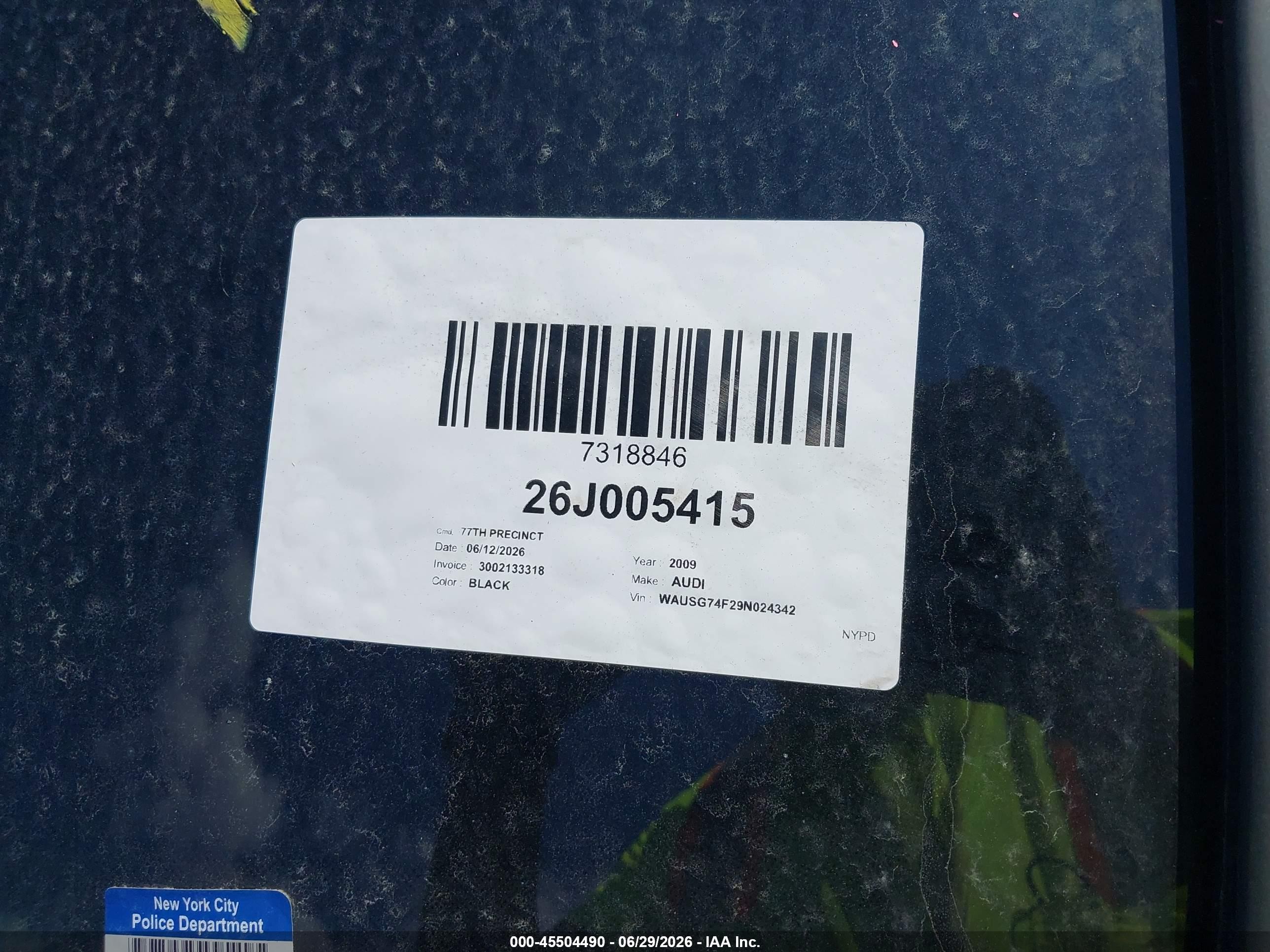 2009 Audi A6 3.0 Premium Серый vin: WAUSG74F29N024342