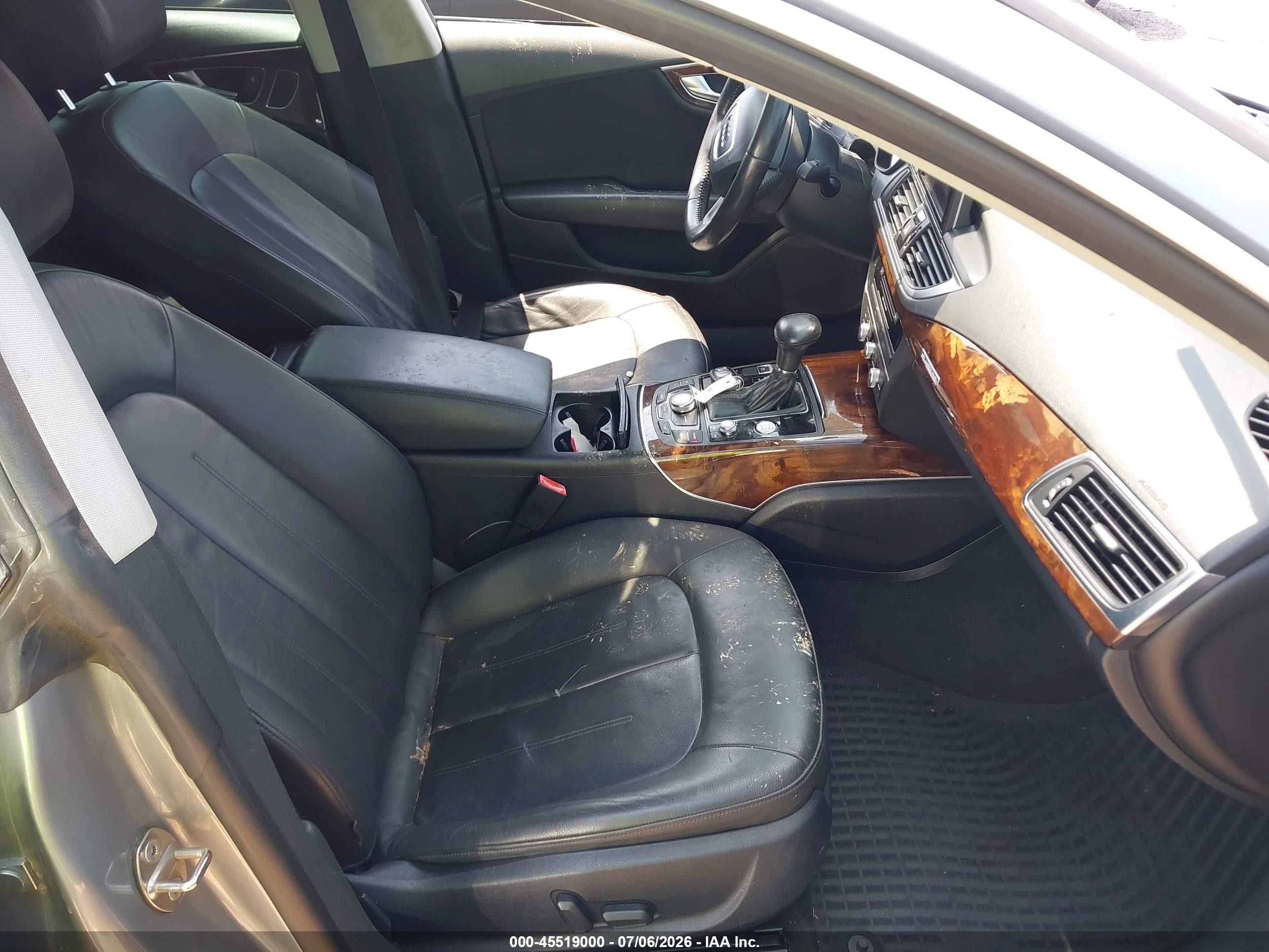 2012 Audi A7 3.0 Premium Plus Silver vin: WAUSGAFC0CN001536