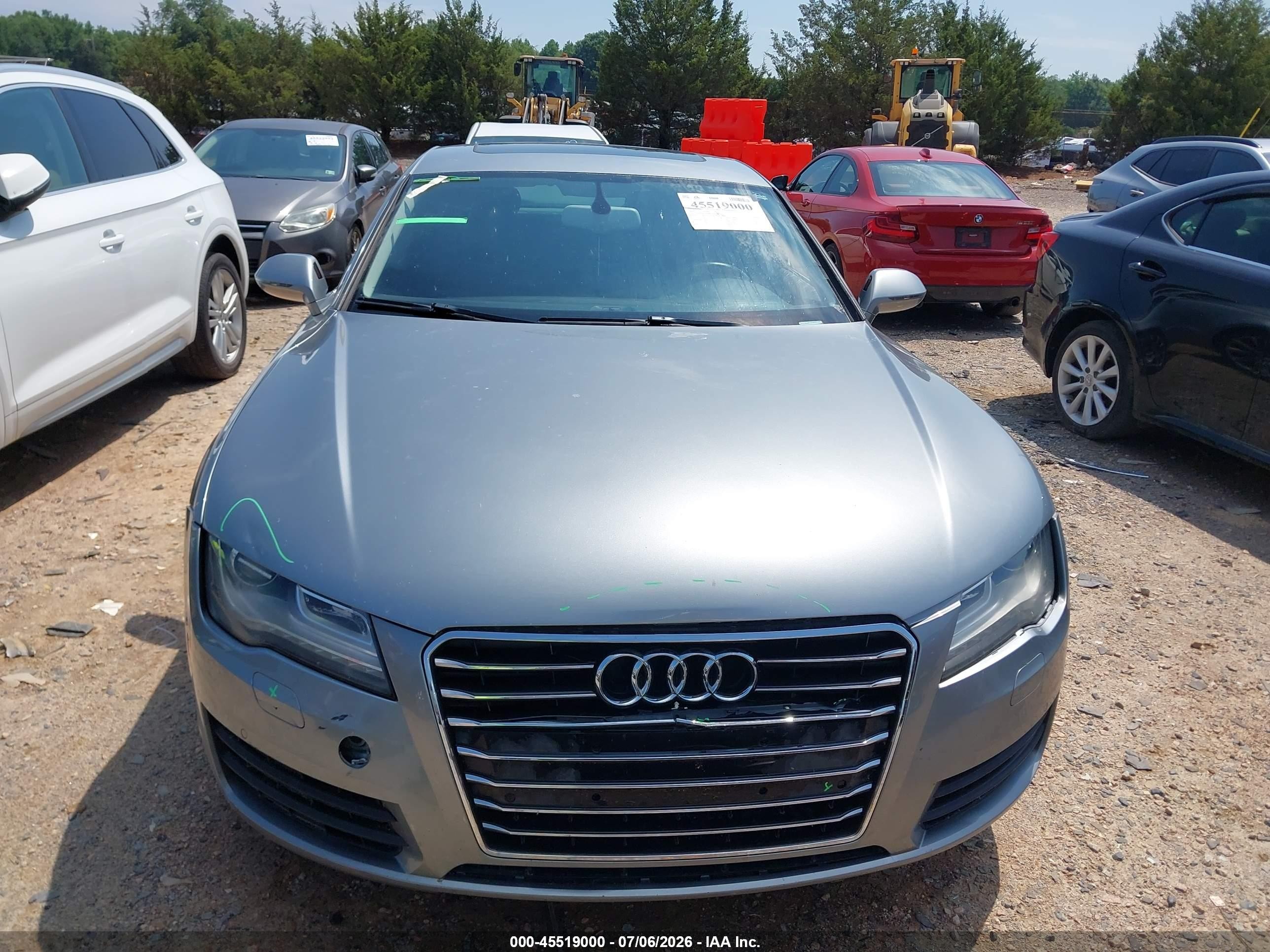 2012 Audi A7 3.0 Premium Plus Silver vin: WAUSGAFC0CN001536