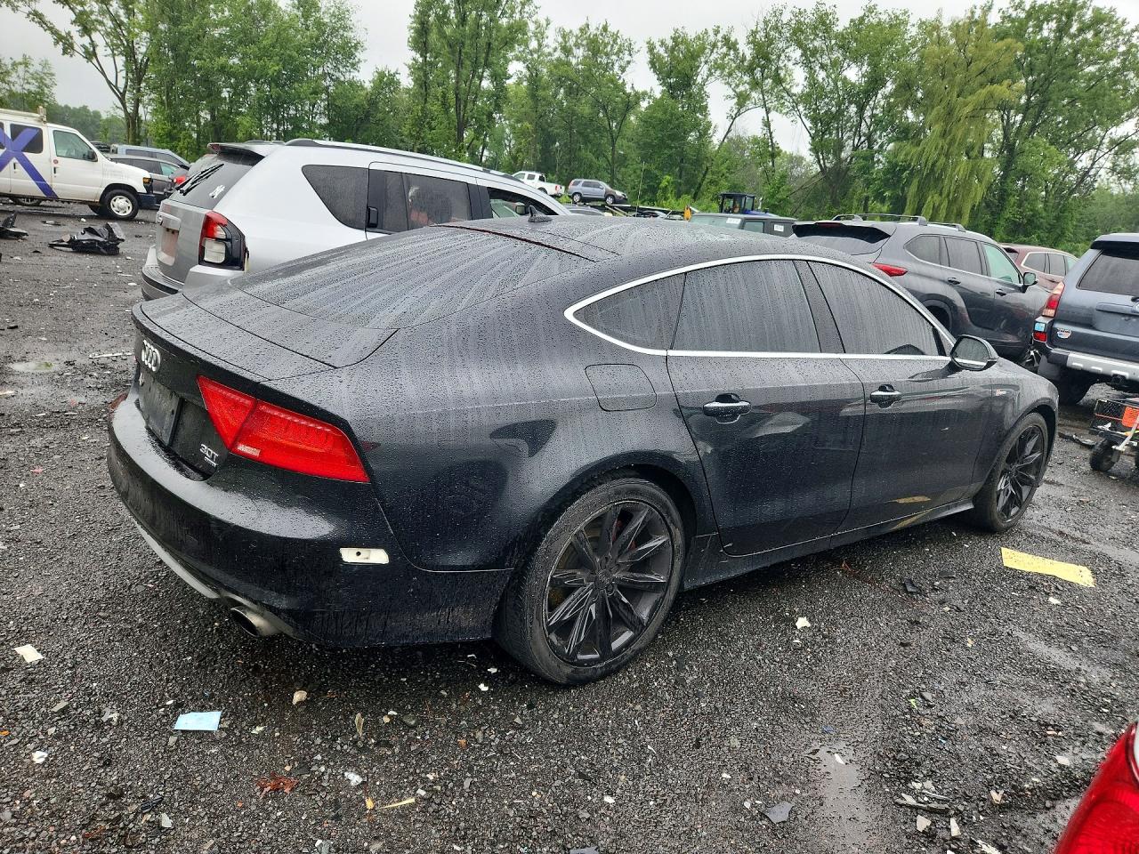 2012 Audi A7 Prestige Black vin: WAUSGAFC0CN008969