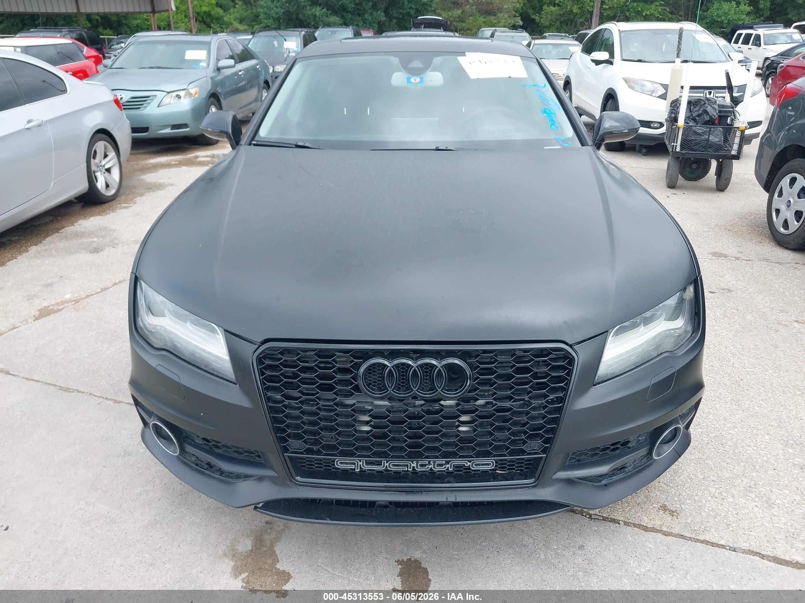 2012 Audi A7 3.0 Prestige Black vin: WAUSGAFC3CN005063