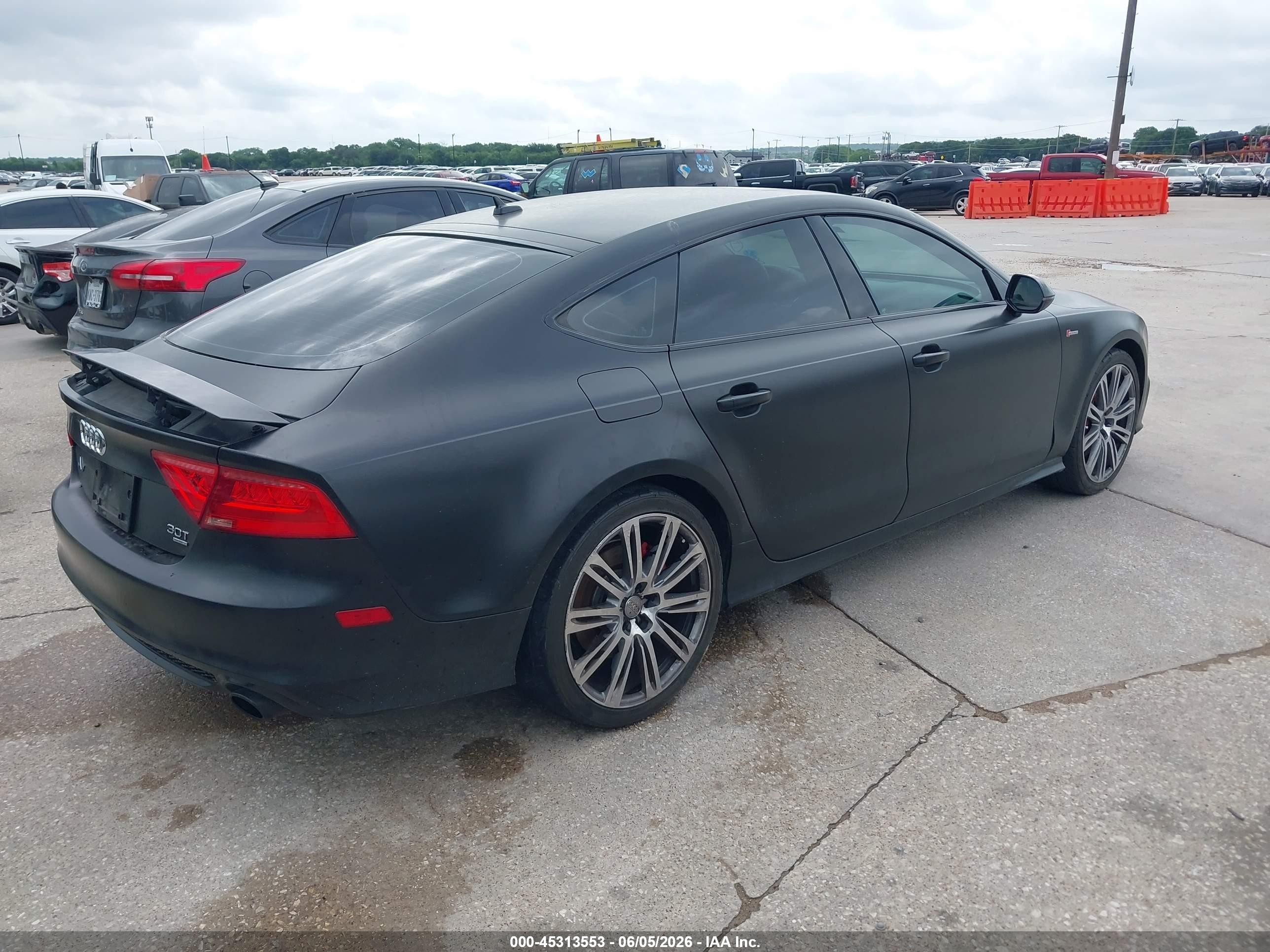 2012 Audi A7 3.0 Prestige Black vin: WAUSGAFC3CN005063