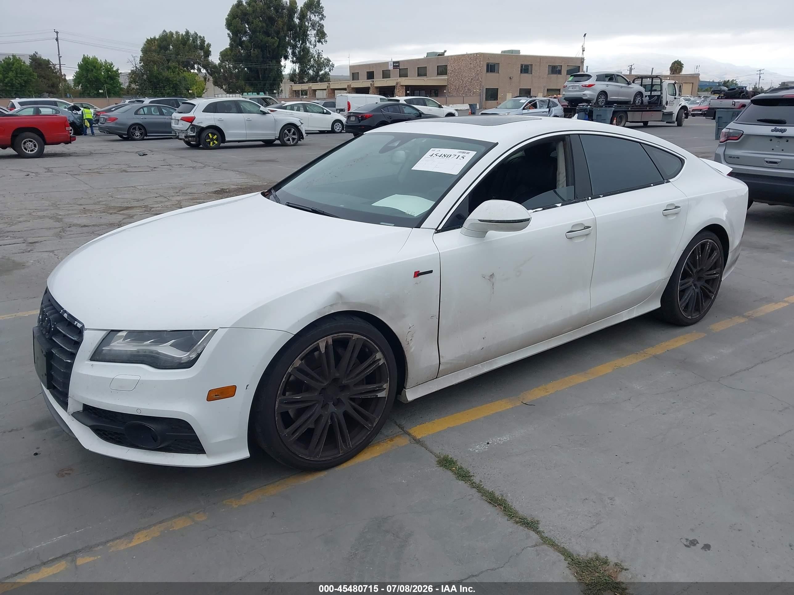 2012 Audi A7 3.0 Prestige White vin: WAUSGAFC4CN006402
