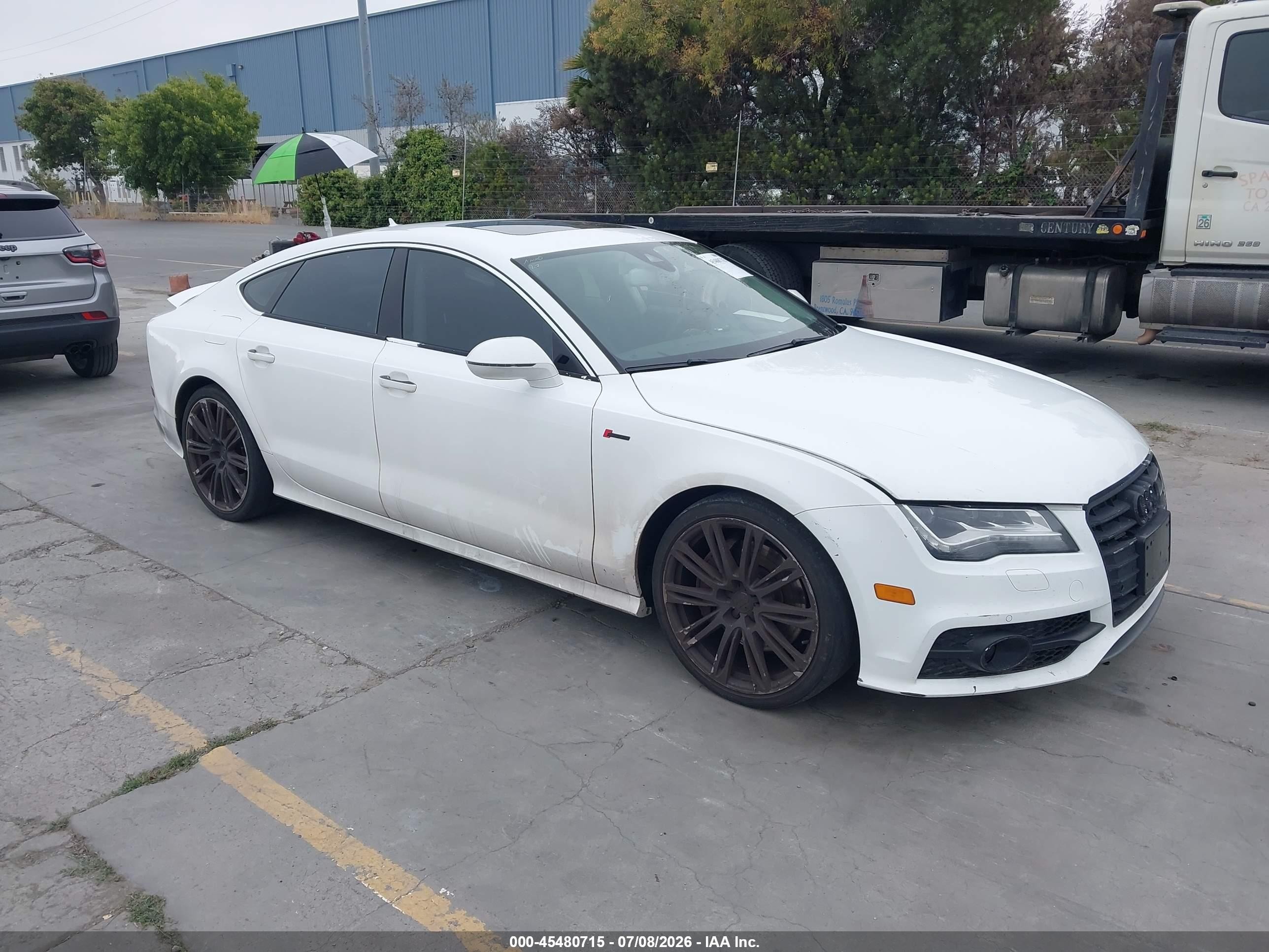 2012 Audi A7 3.0 Prestige White vin: WAUSGAFC4CN006402