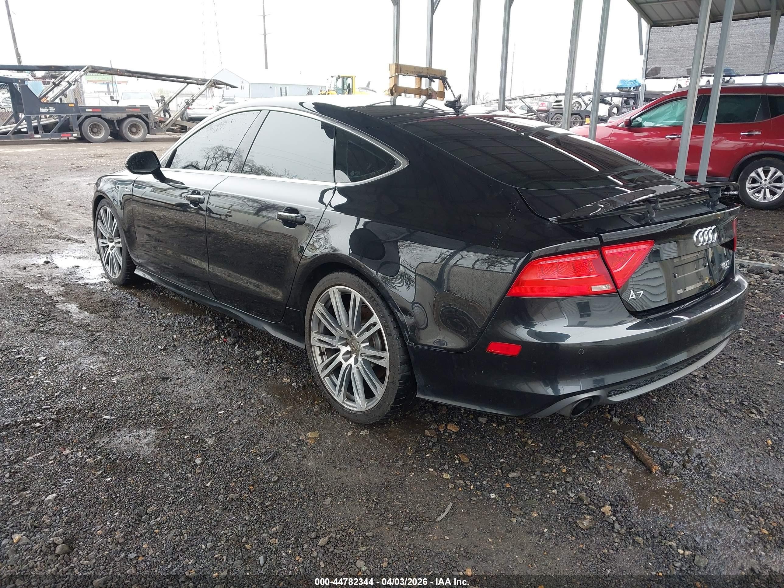 2012 Audi A7 Premium Black vin: WAUSGAFC4CN015035
