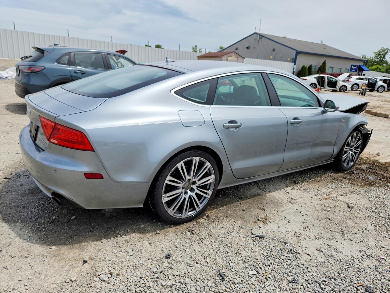 2012 Audi A7 Prestige Silver vin: WAUSGAFC5CN002651