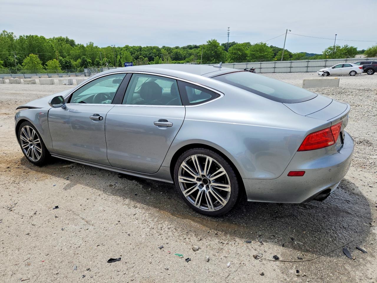 2012 Audi A7 Prestige Silver vin: WAUSGAFC5CN002651