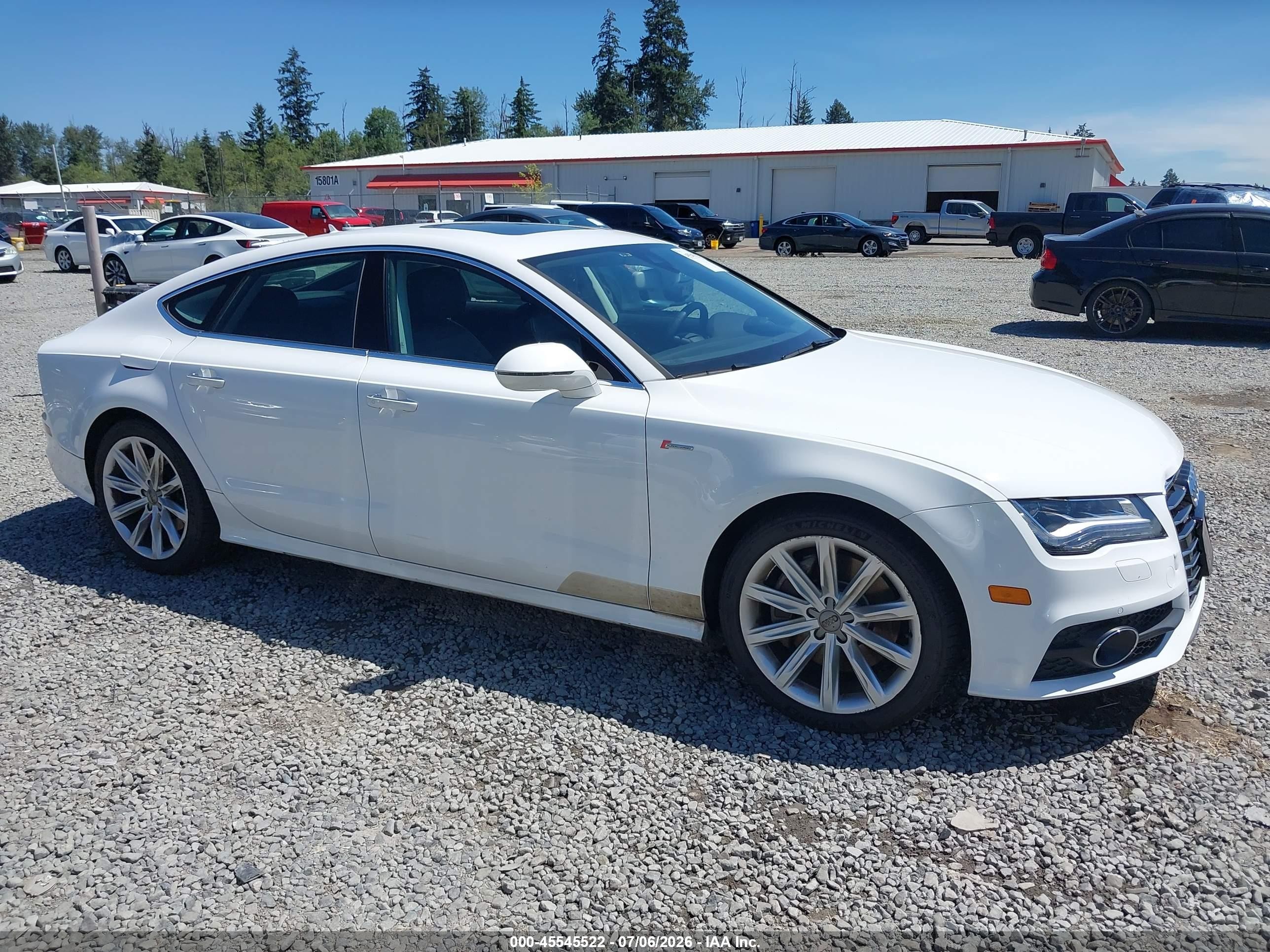 2012 Audi A7 3.0 Prestige White vin: WAUSGAFC5CN018655