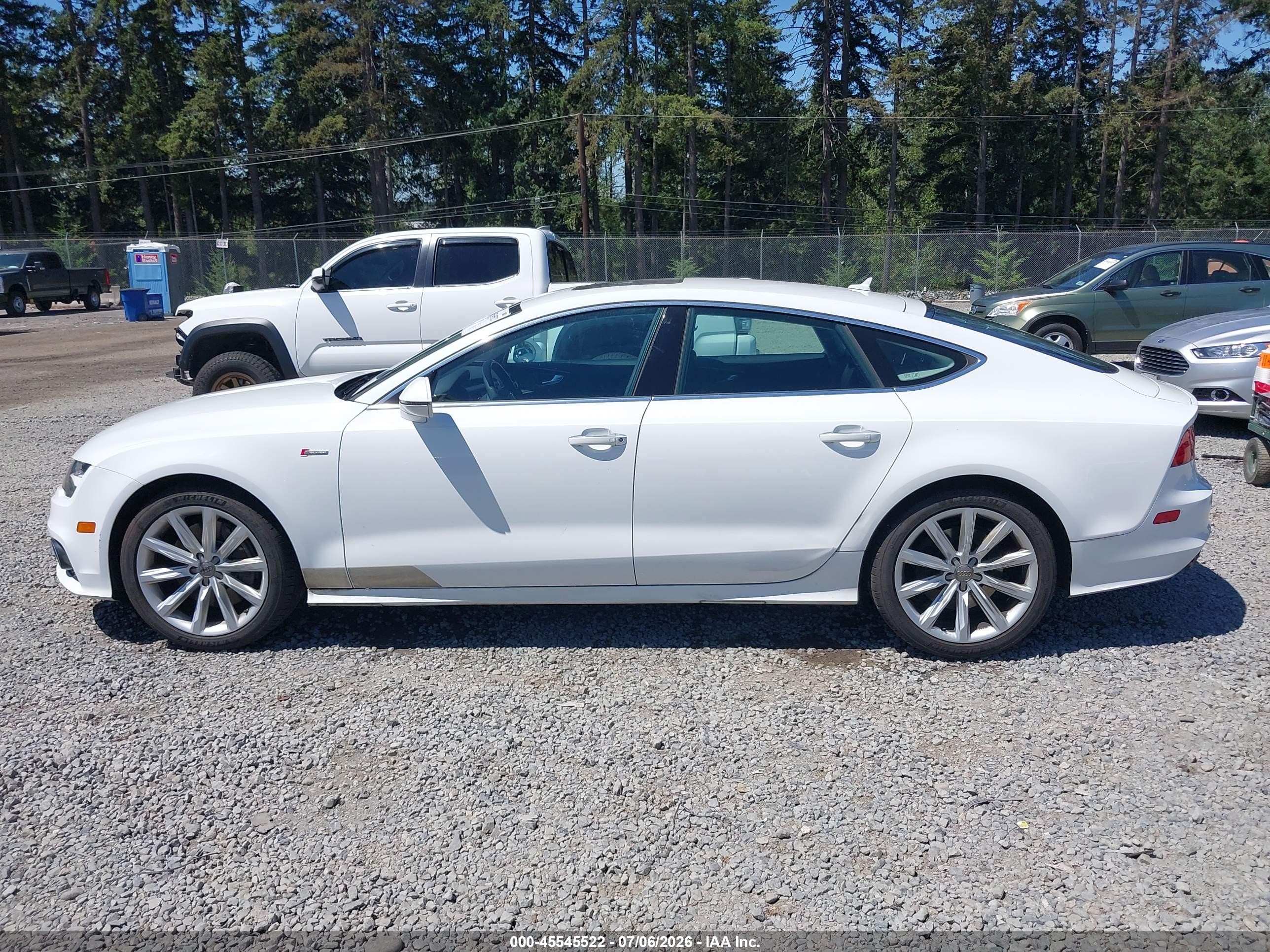 2012 Audi A7 3.0 Prestige White vin: WAUSGAFC5CN018655