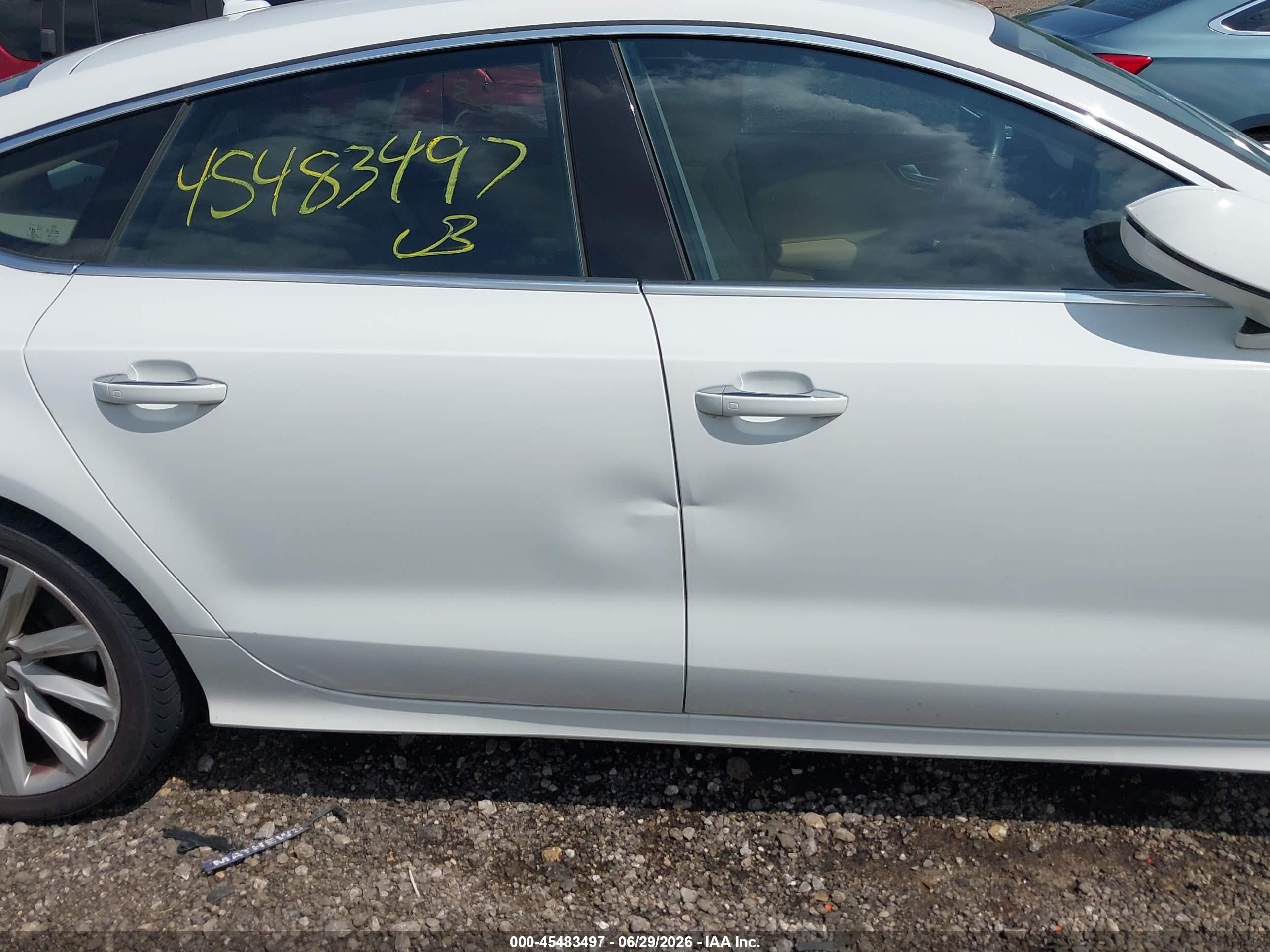 2012 Audi A7 3.0 Prestige White vin: WAUSGAFC6CN008619