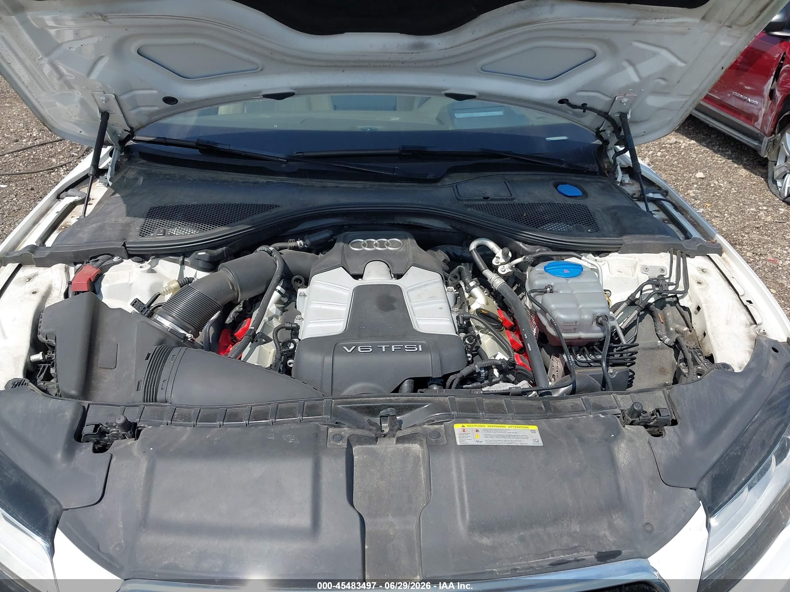 2012 Audi A7 3.0 Prestige White vin: WAUSGAFC6CN008619