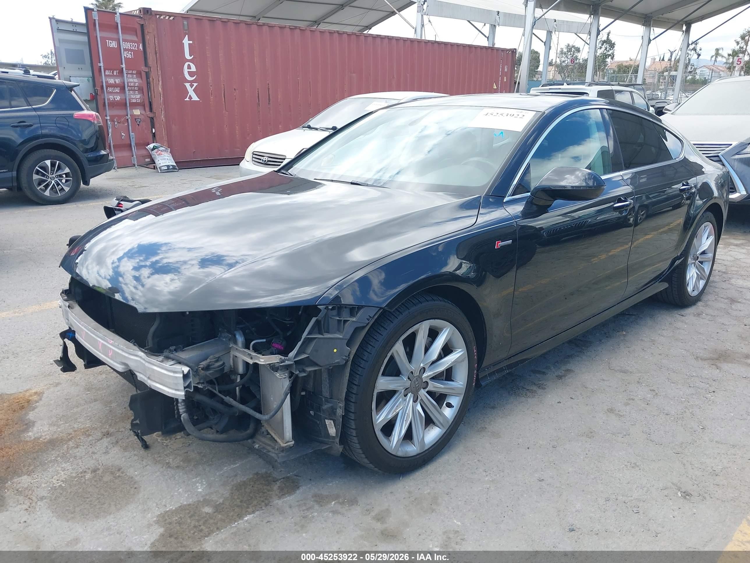 2012 Audi A7 Premium Black vin: WAUSGAFC7CN002196