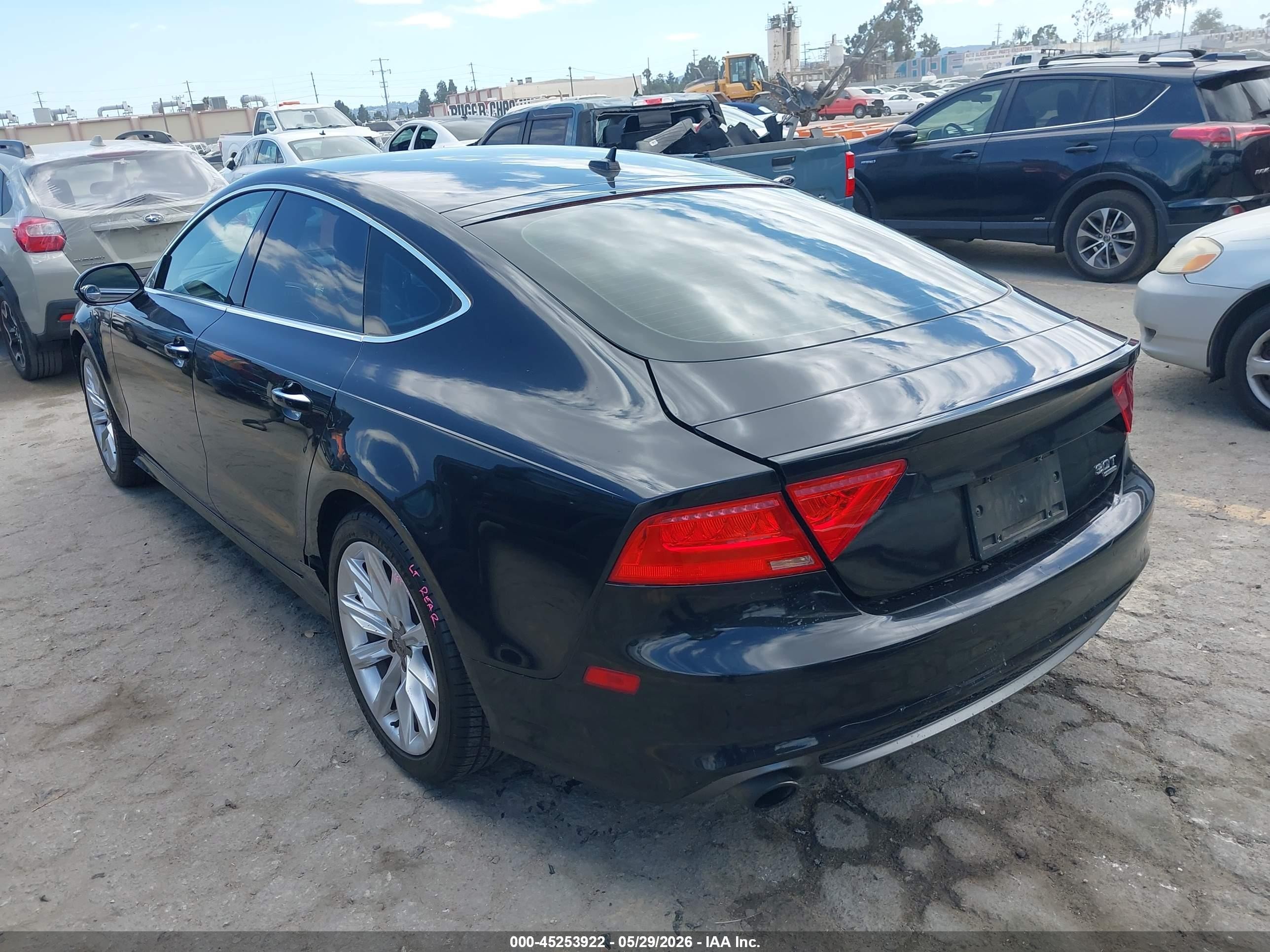 2012 Audi A7 Premium Black vin: WAUSGAFC7CN002196