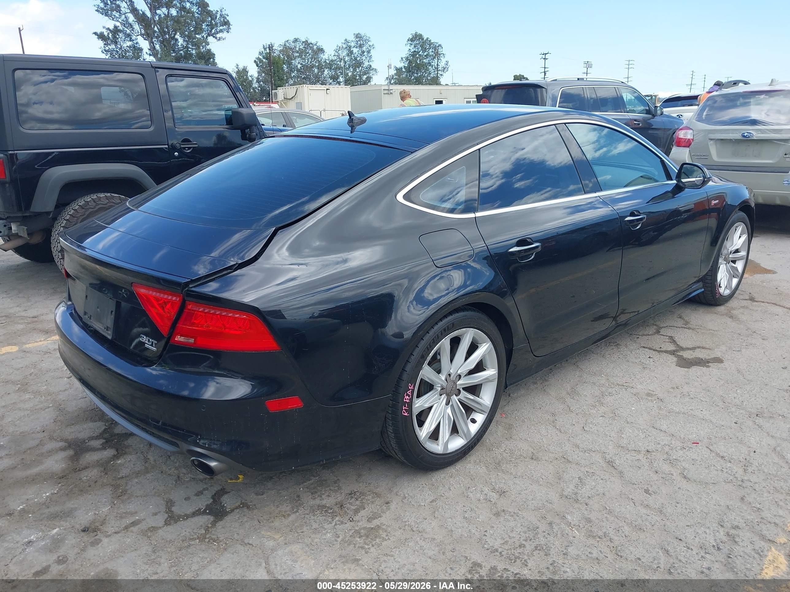 2012 Audi A7 Premium Black vin: WAUSGAFC7CN002196