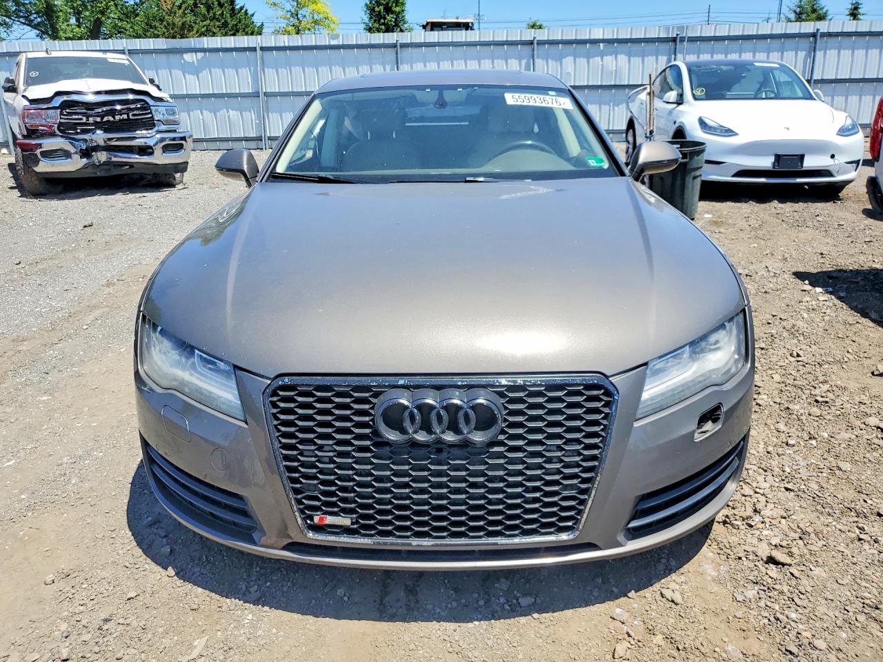 2012 Audi A7 Prestige Gray vin: WAUSGAFC7CN023954