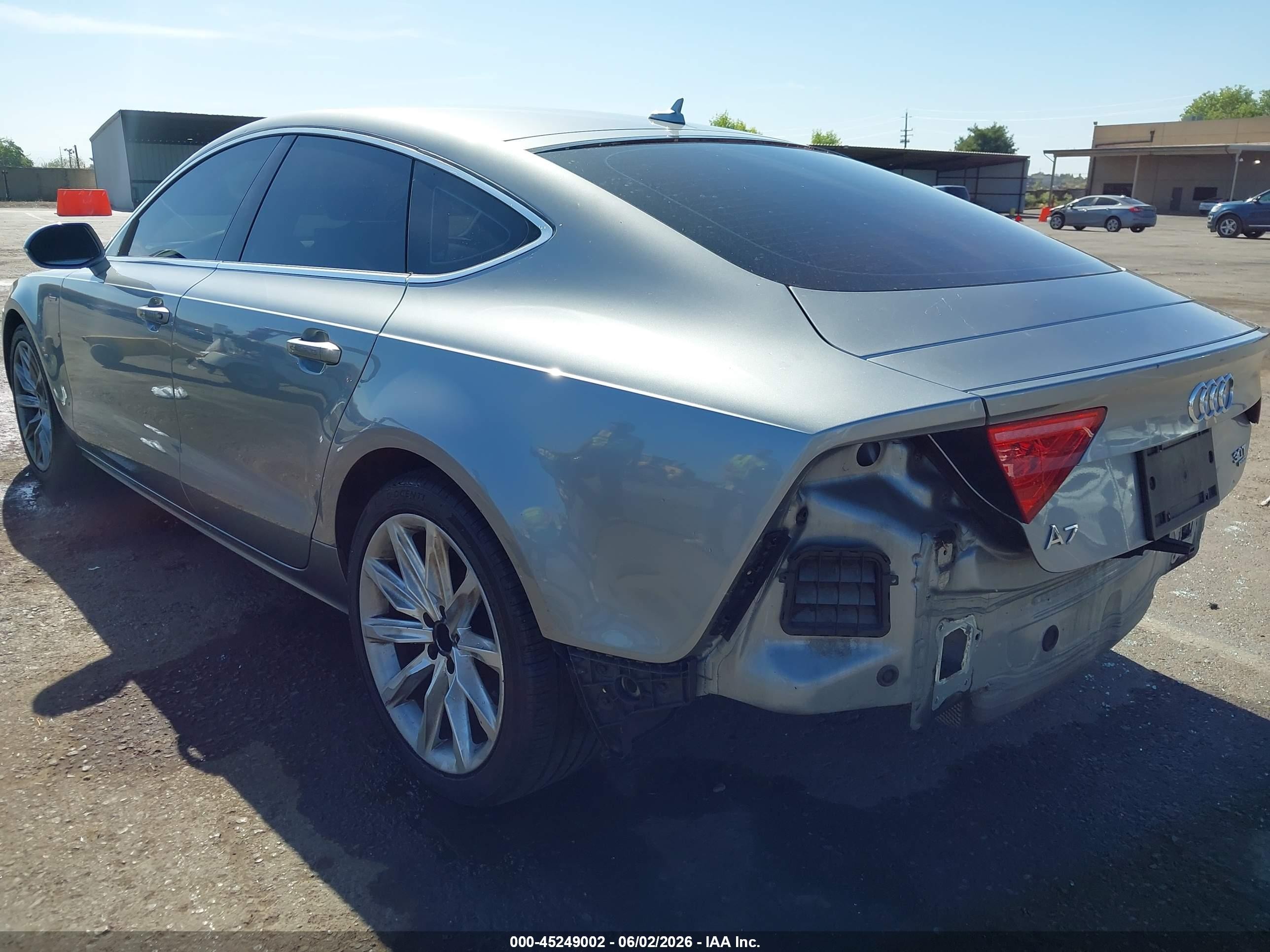 2012 Audi A7 Premium Silver vin: WAUSGAFC9CN001521