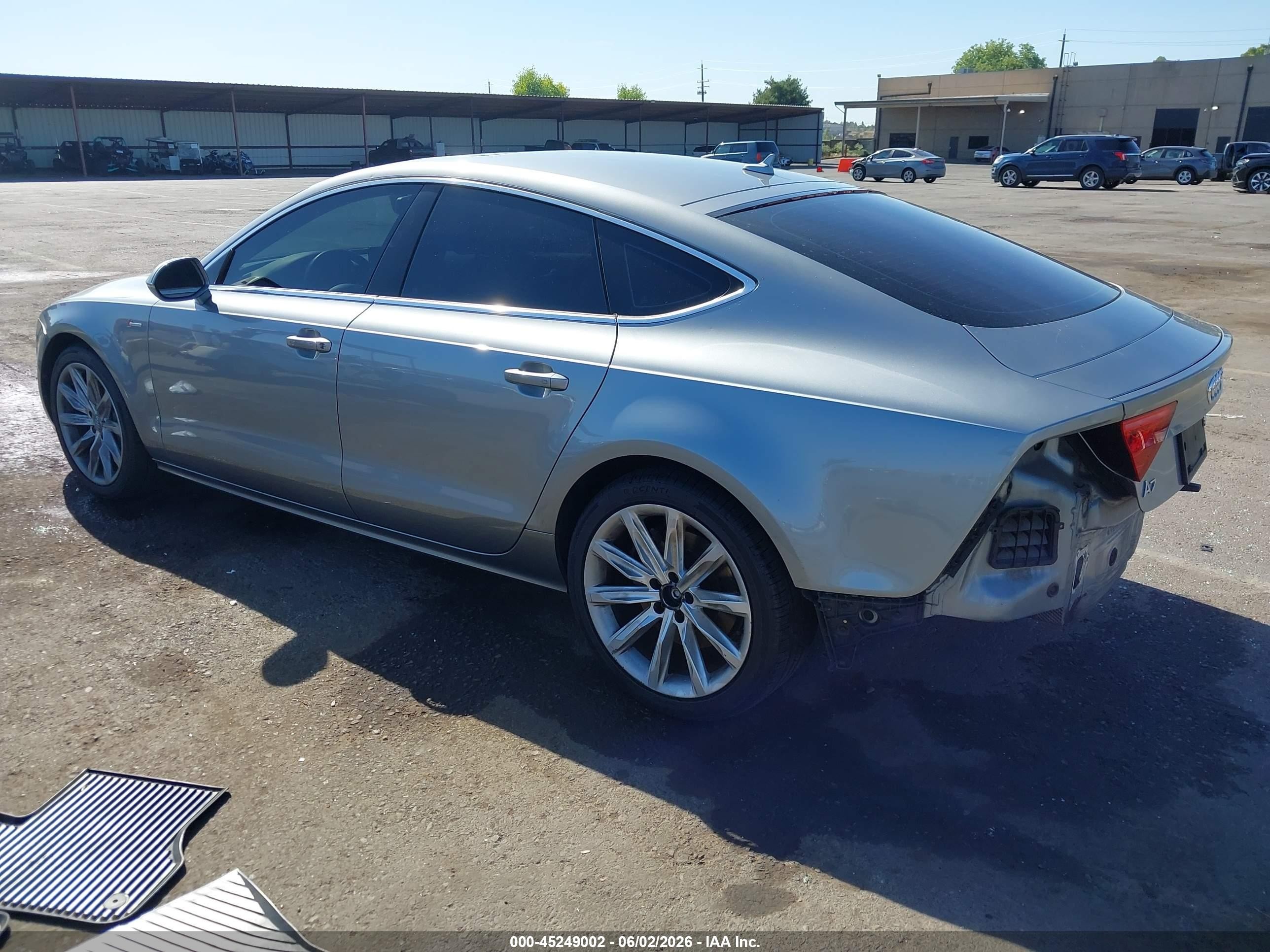 2012 Audi A7 Premium Silver vin: WAUSGAFC9CN001521