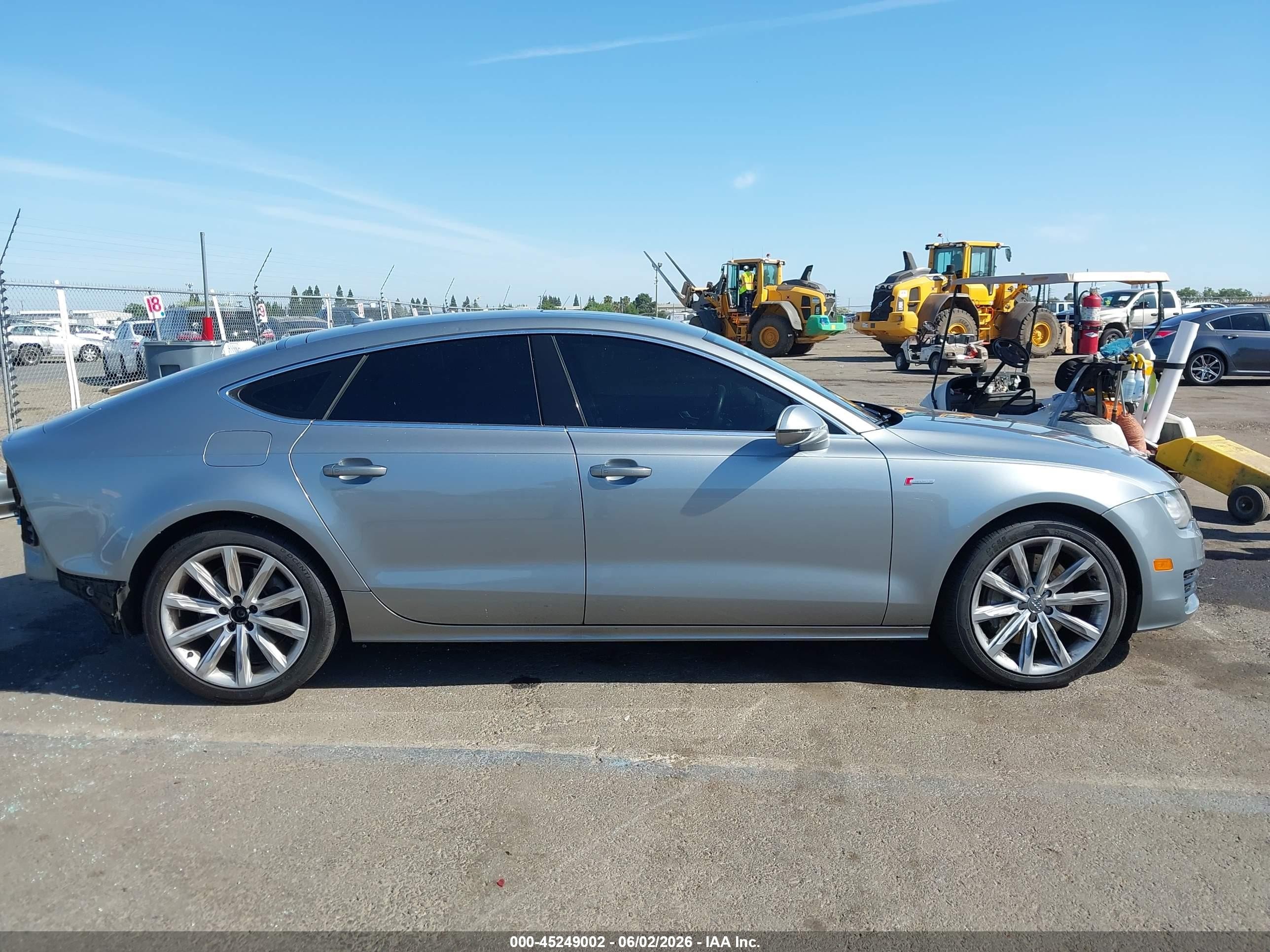2012 Audi A7 Premium Silver vin: WAUSGAFC9CN001521