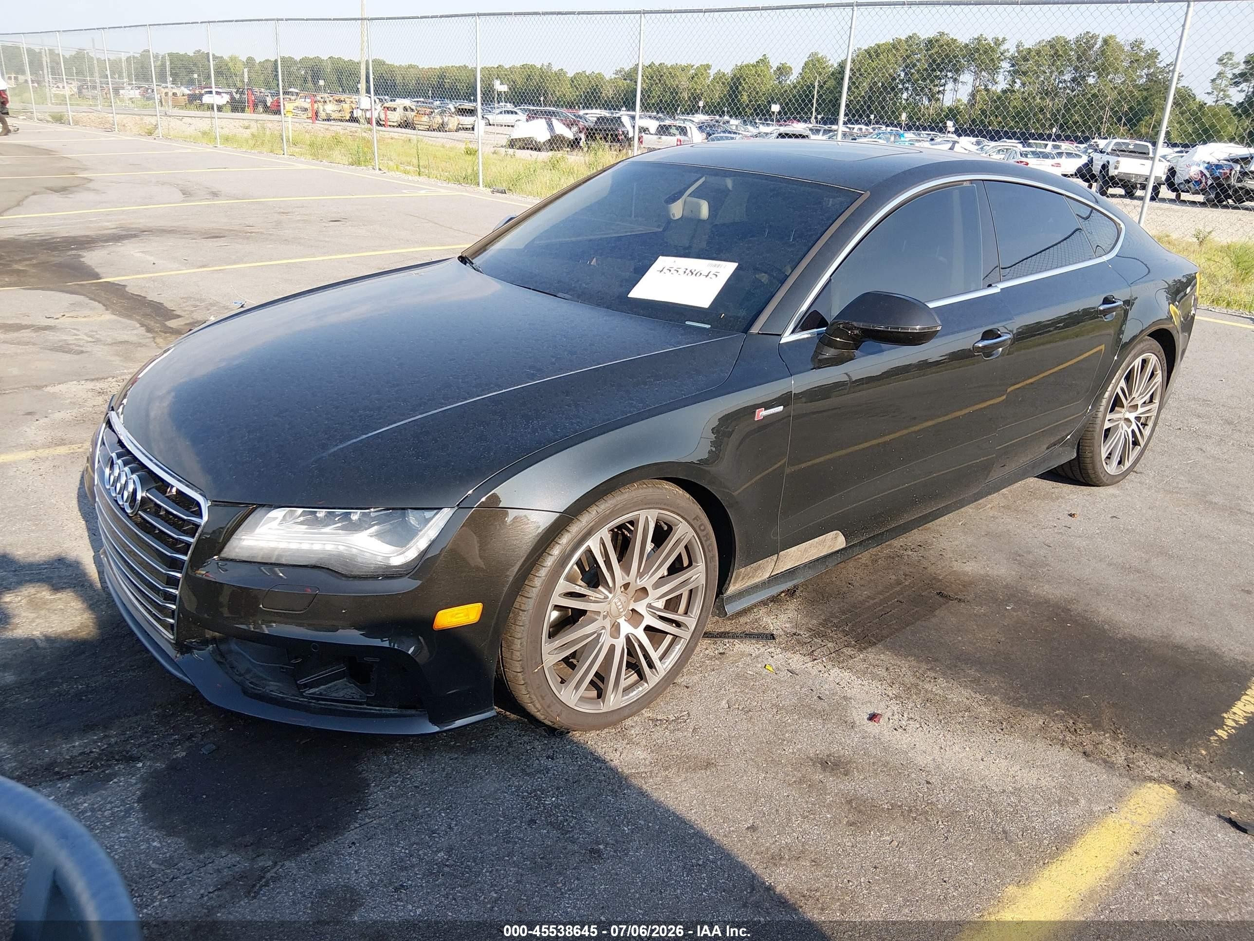 2012 Audi A7 3.0 Prestige Black vin: WAUSGAFC9CN004158