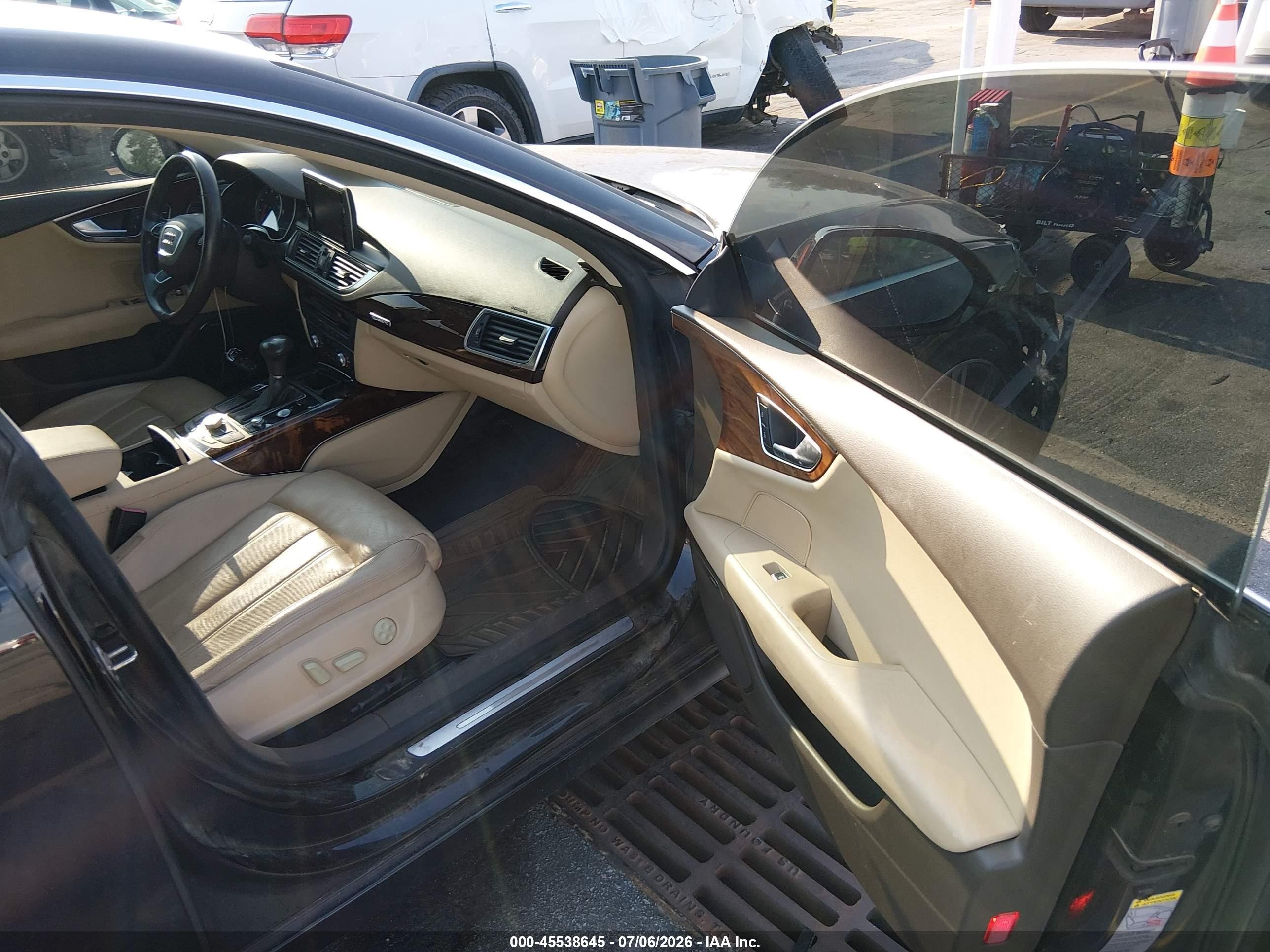2012 Audi A7 3.0 Prestige Black vin: WAUSGAFC9CN004158