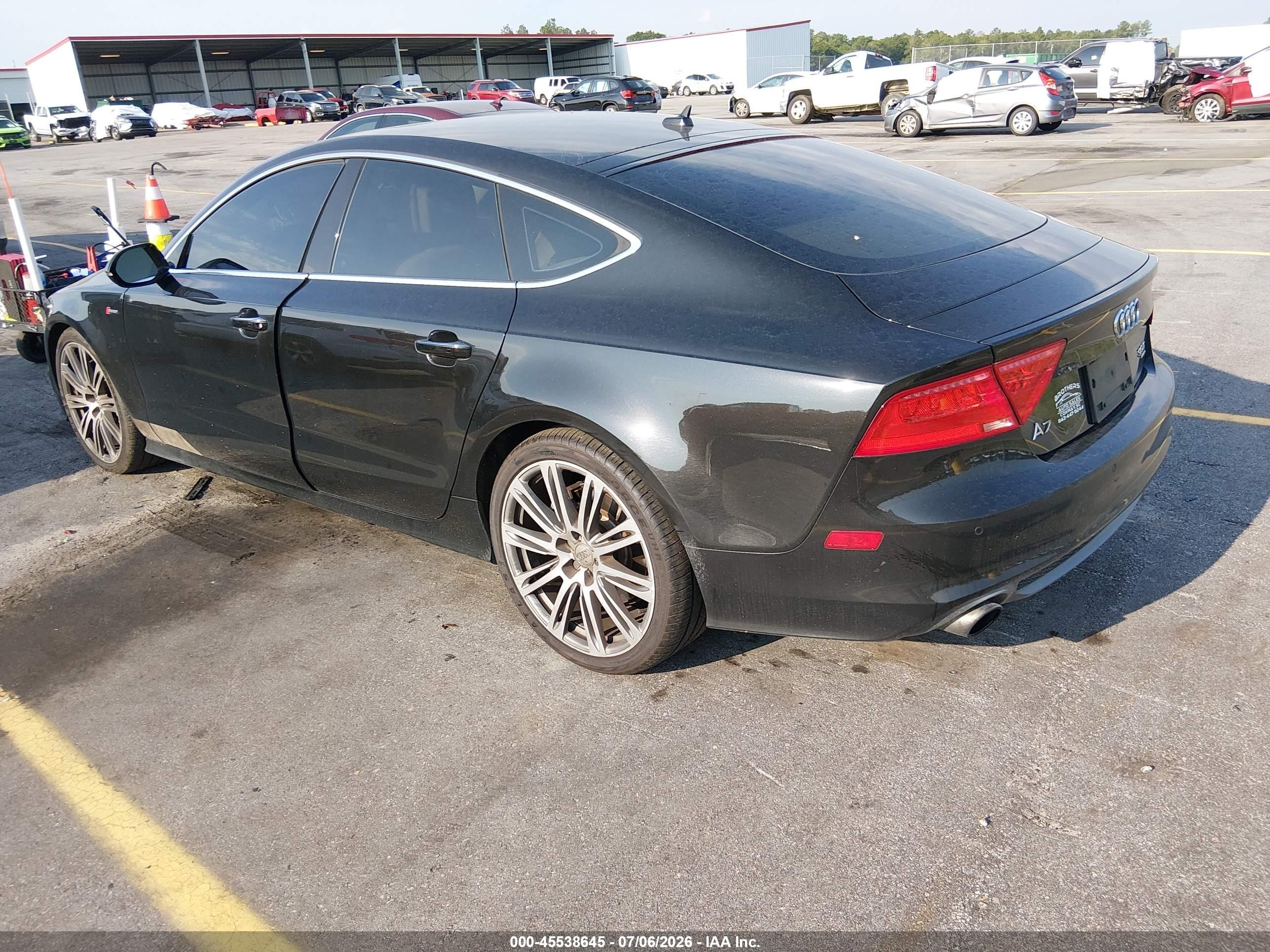 2012 Audi A7 3.0 Prestige Black vin: WAUSGAFC9CN004158