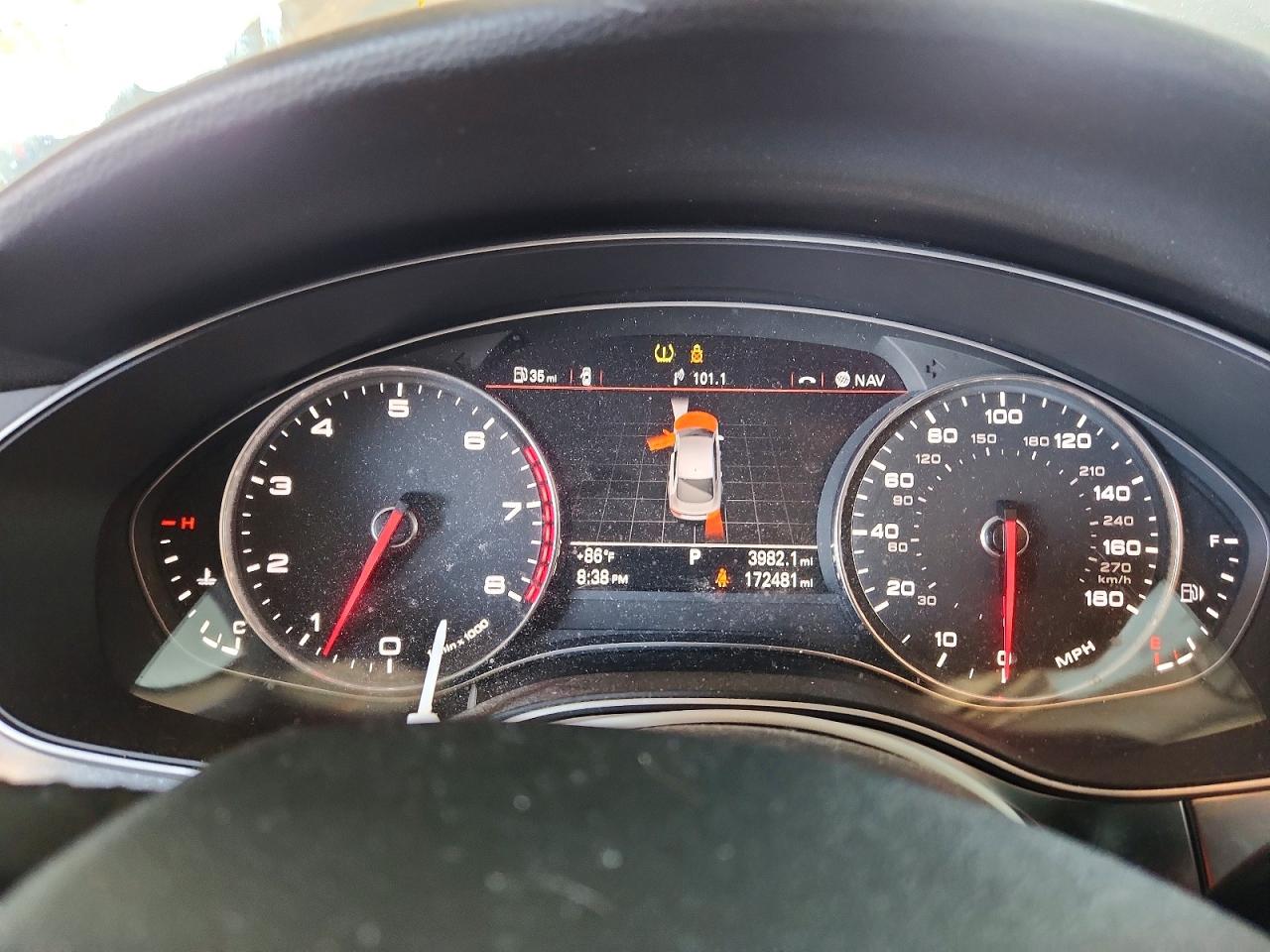 2012 Audi A7 Prestige Silver vin: WAUSGAFCXCN001527