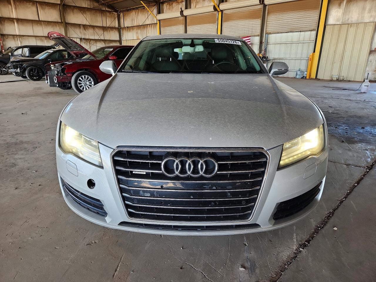 2012 Audi A7 Prestige Silver vin: WAUSGAFCXCN001527