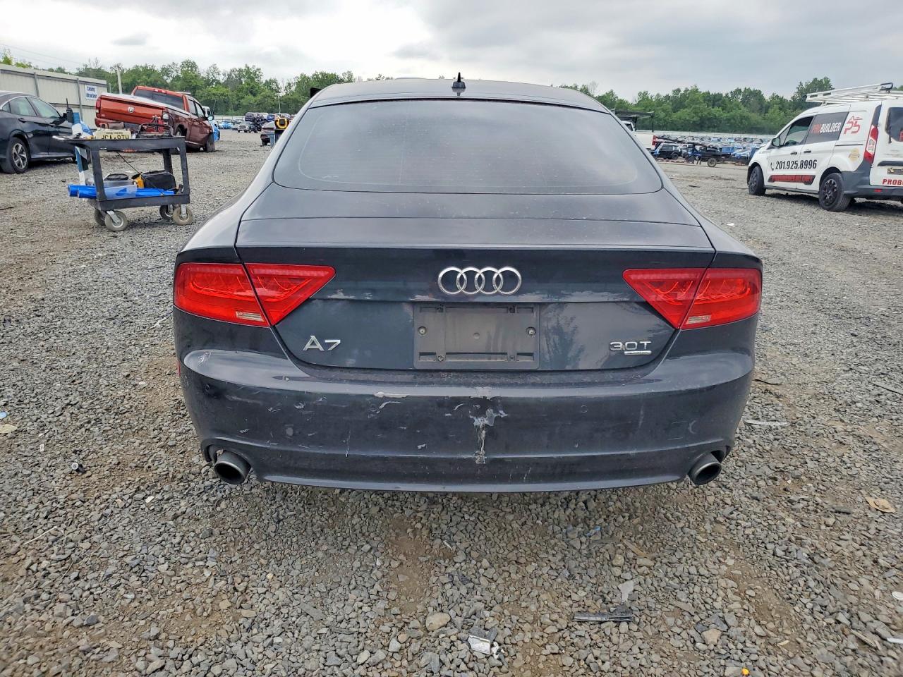 2012 Audi A7 Prestige Черный vin: WAUSGAFCXCN016030
