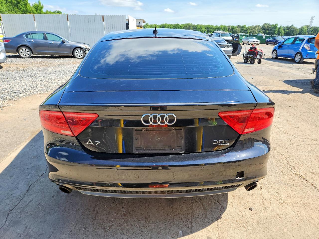 2012 Audi A7 Prestige Black vin: WAUSGAFCXCN021986