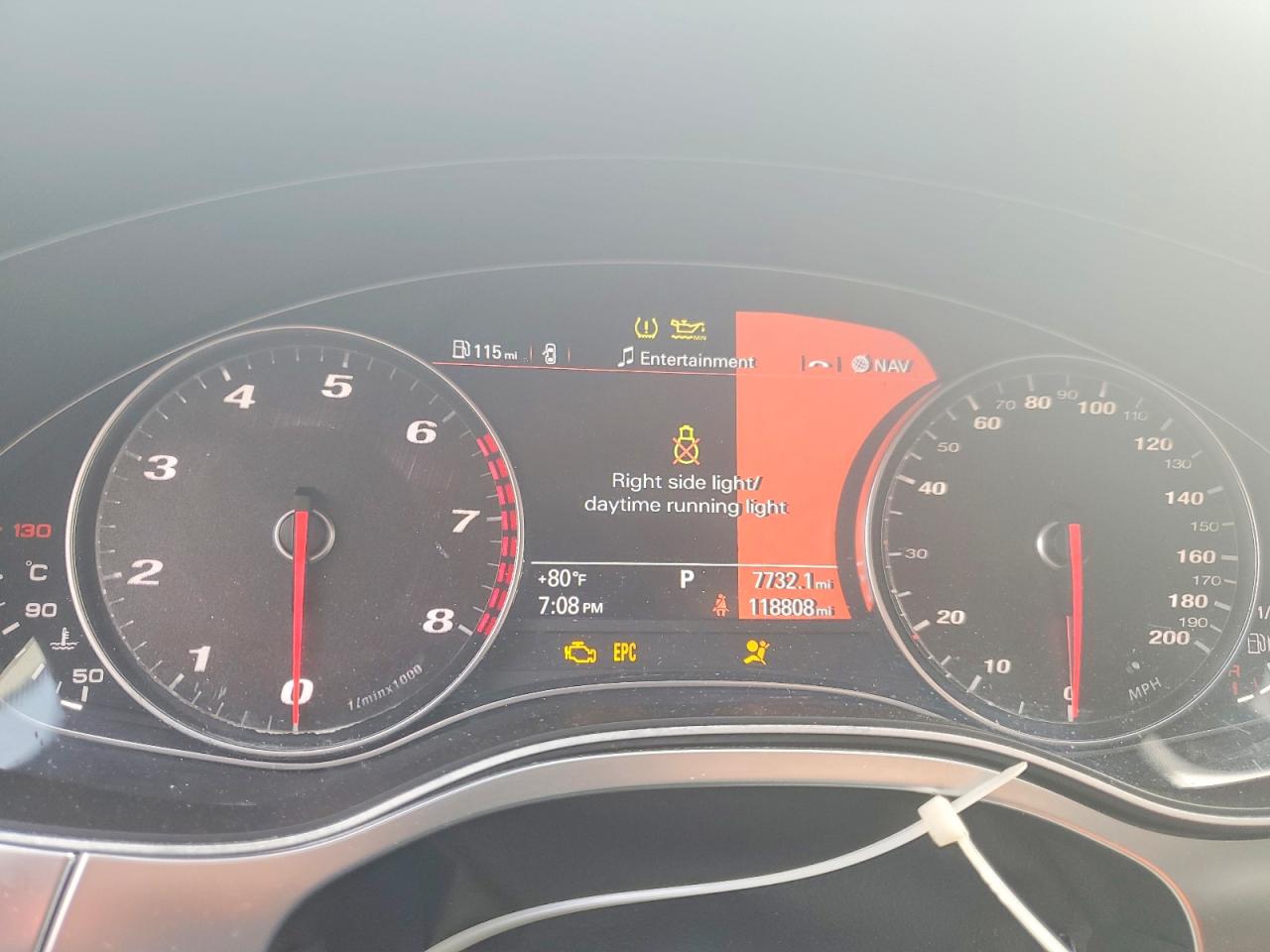 2012 Audi A7 Prestige Black vin: WAUSGCFC9CN002342