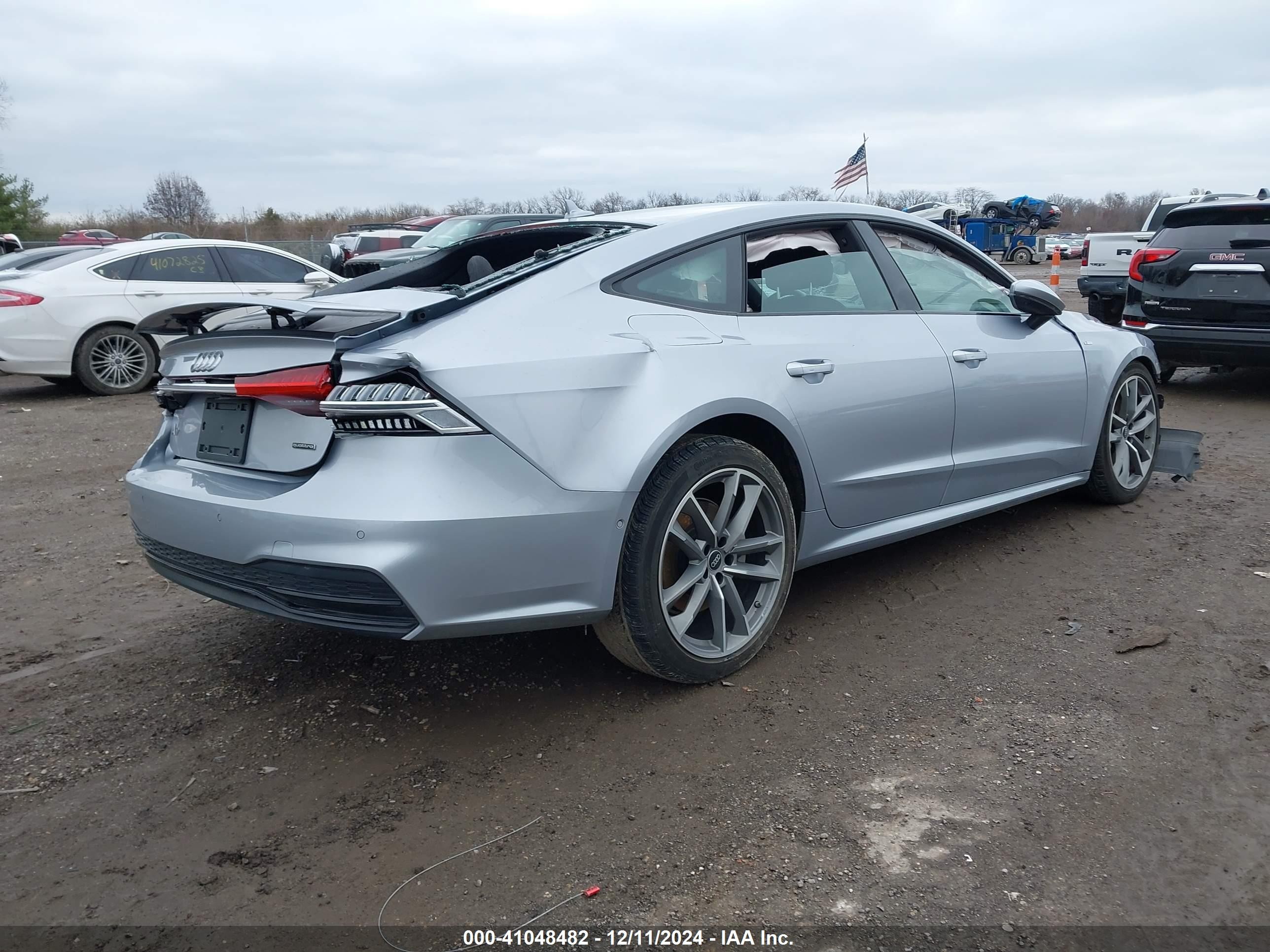 2023 Audi A7 Sportback Premium 55 Tfsi Quattro S Tronic Серый vin: WAUT2BF27PN001264
