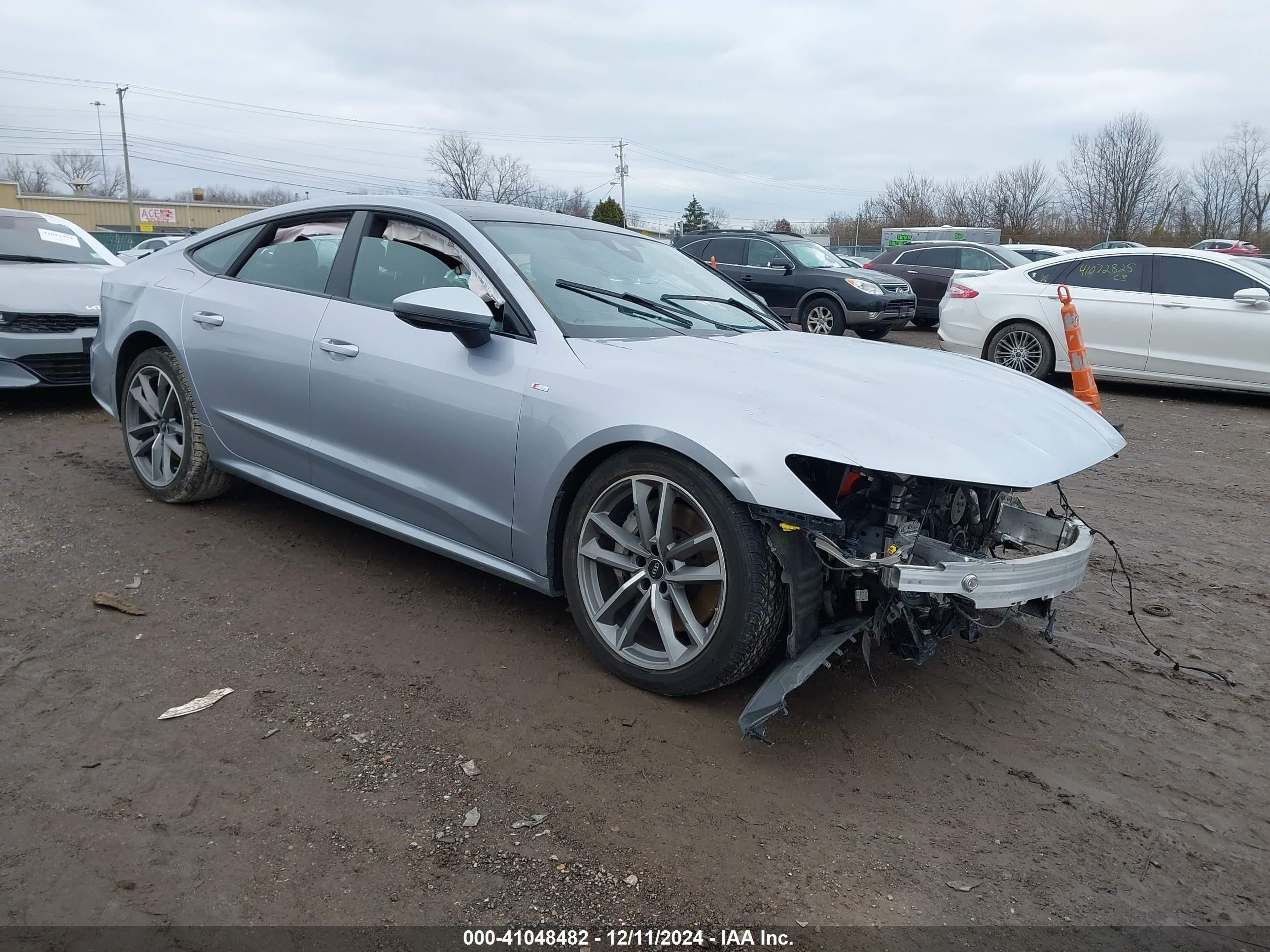 2023 Audi A7 Sportback Premium 55 Tfsi Quattro S Tronic Серый vin: WAUT2BF27PN001264
