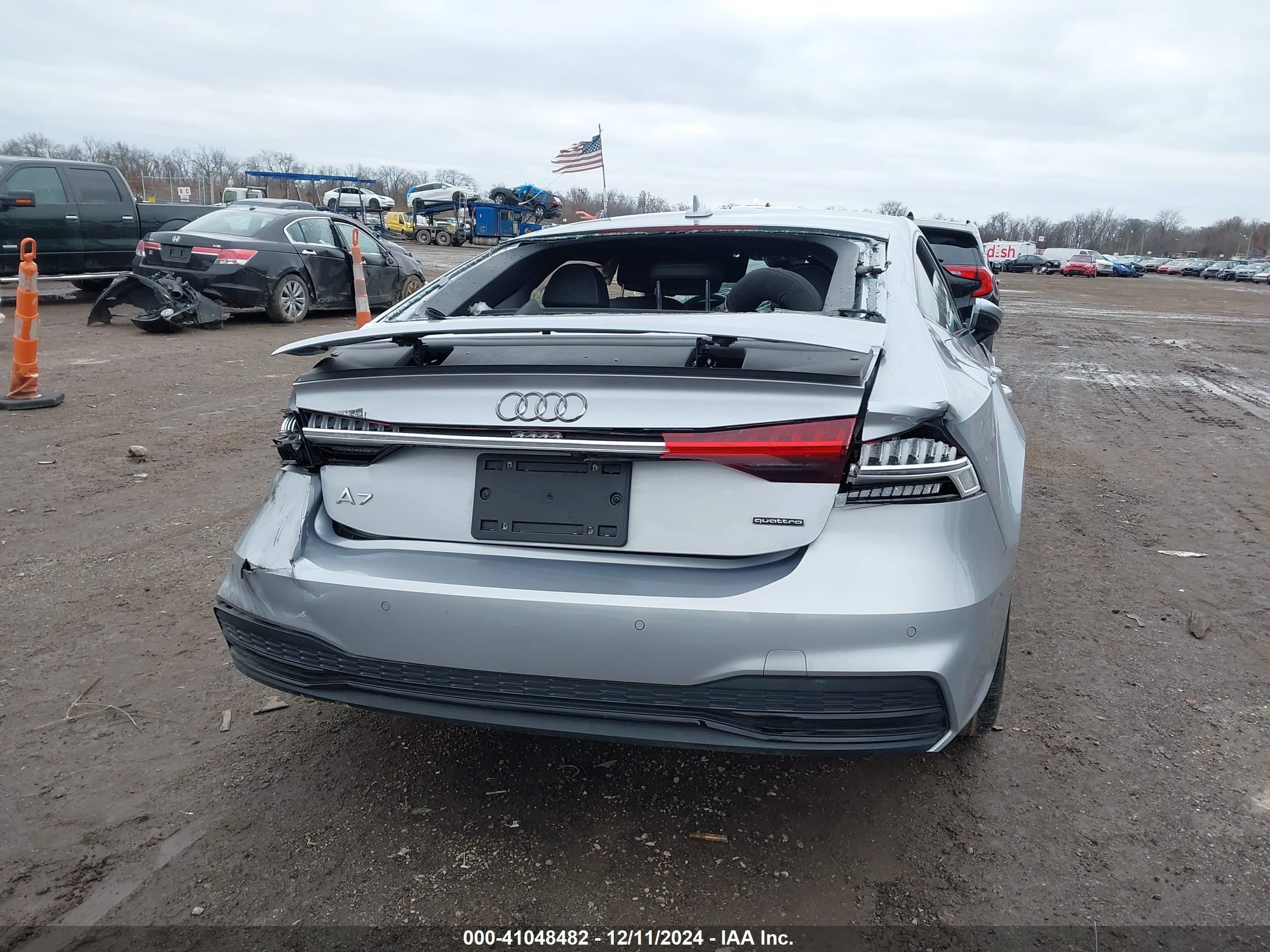 2023 Audi A7 Sportback Premium 55 Tfsi Quattro S Tronic Серый vin: WAUT2BF27PN001264