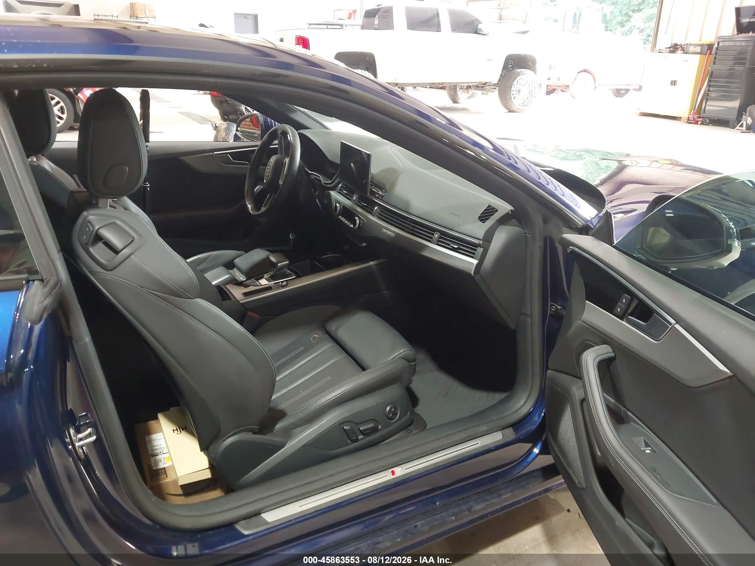 2021 Audi A5 Premium Plus 45 Tfsi Quattro S Tronic Blue vin: WAUTAAF56MA033097