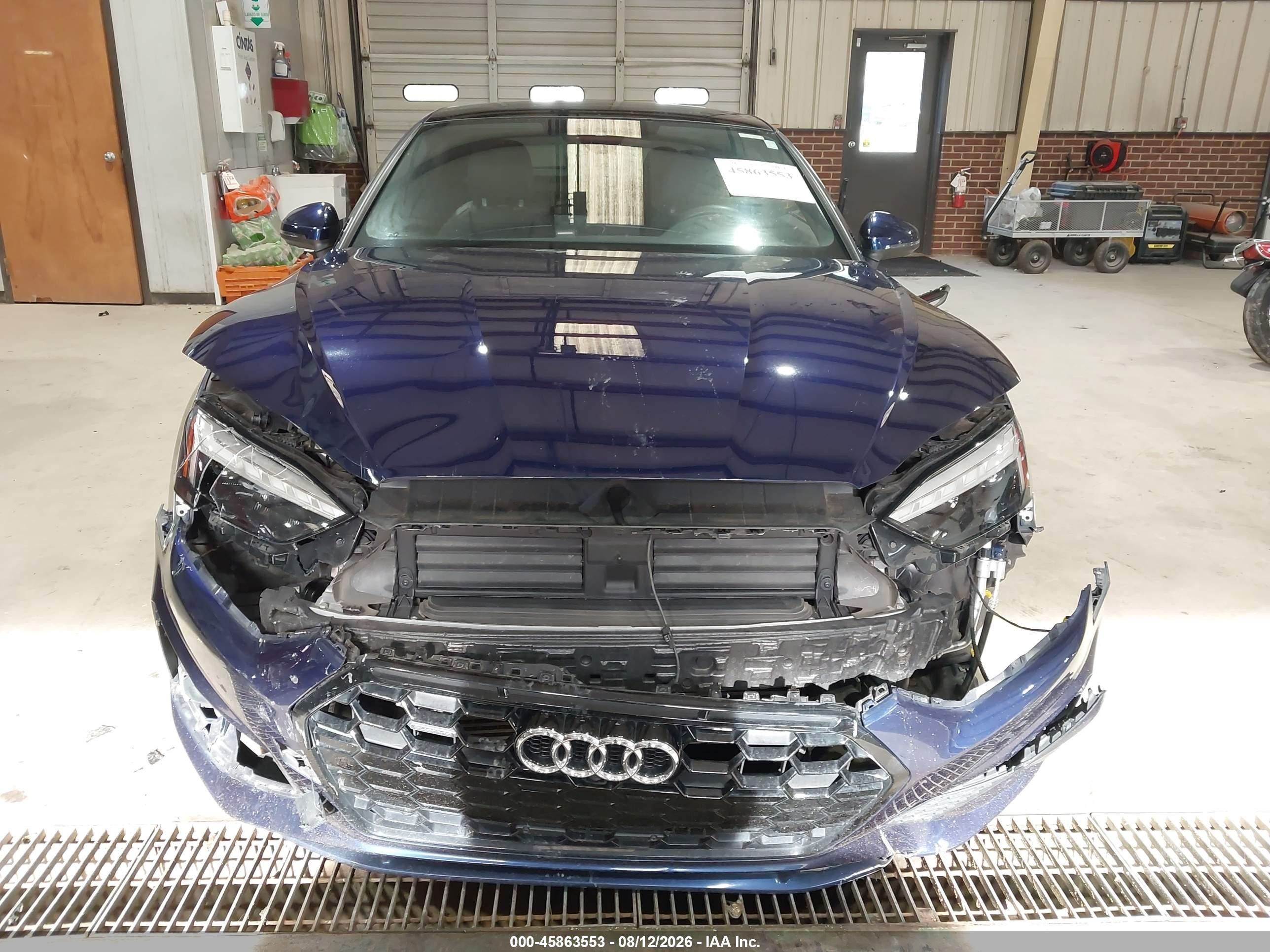 2021 Audi A5 Premium Plus 45 Tfsi Quattro S Tronic Blue vin: WAUTAAF56MA033097