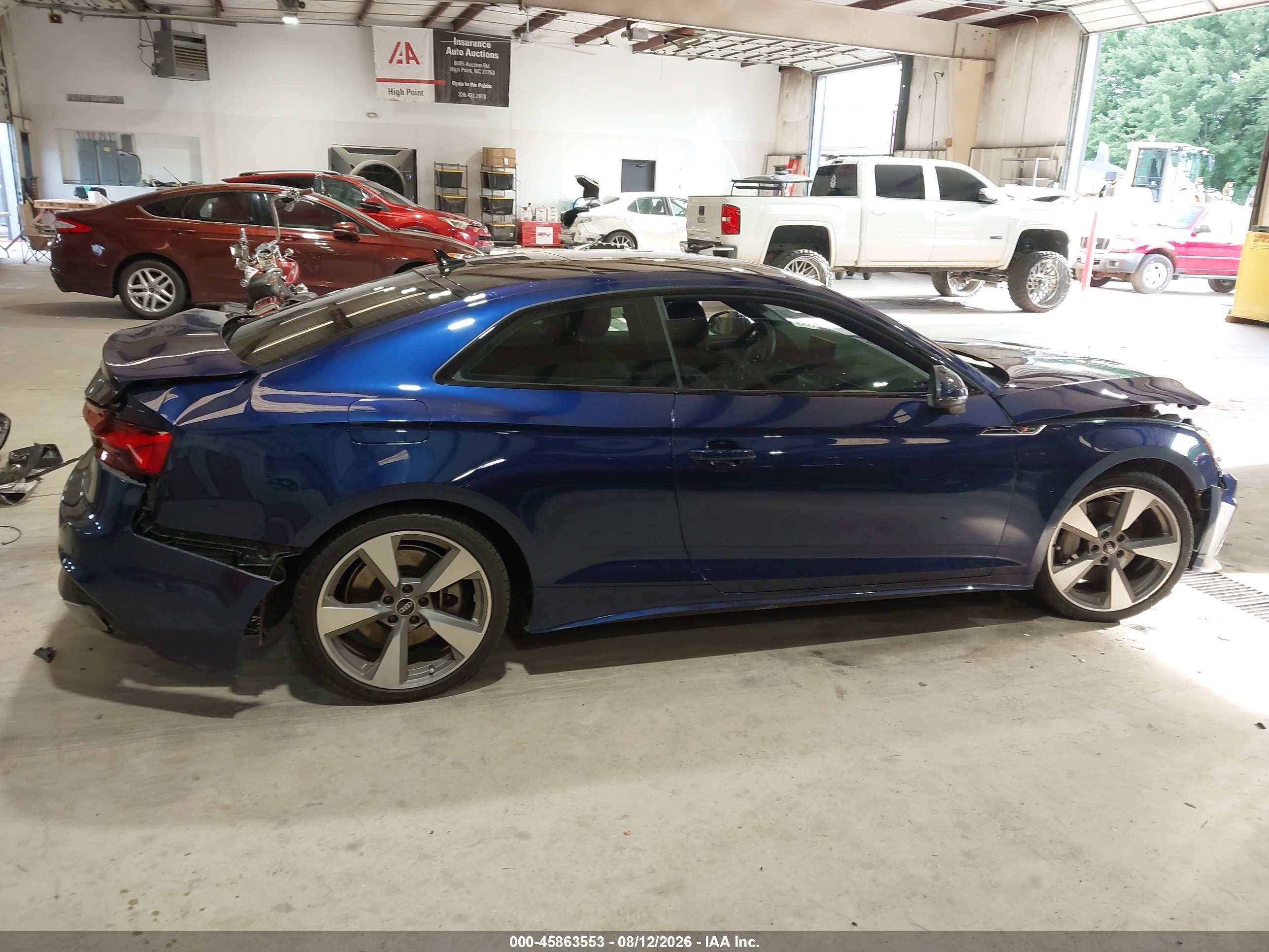 2021 Audi A5 Premium Plus 45 Tfsi Quattro S Tronic Blue vin: WAUTAAF56MA033097